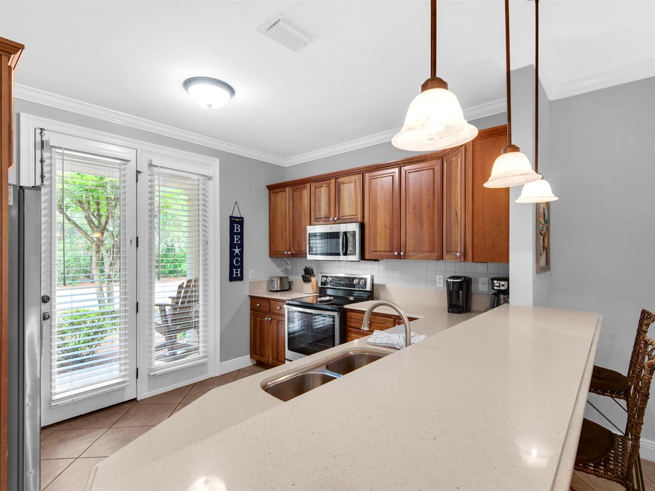 Kitchen Provides Plenty of Counter Space