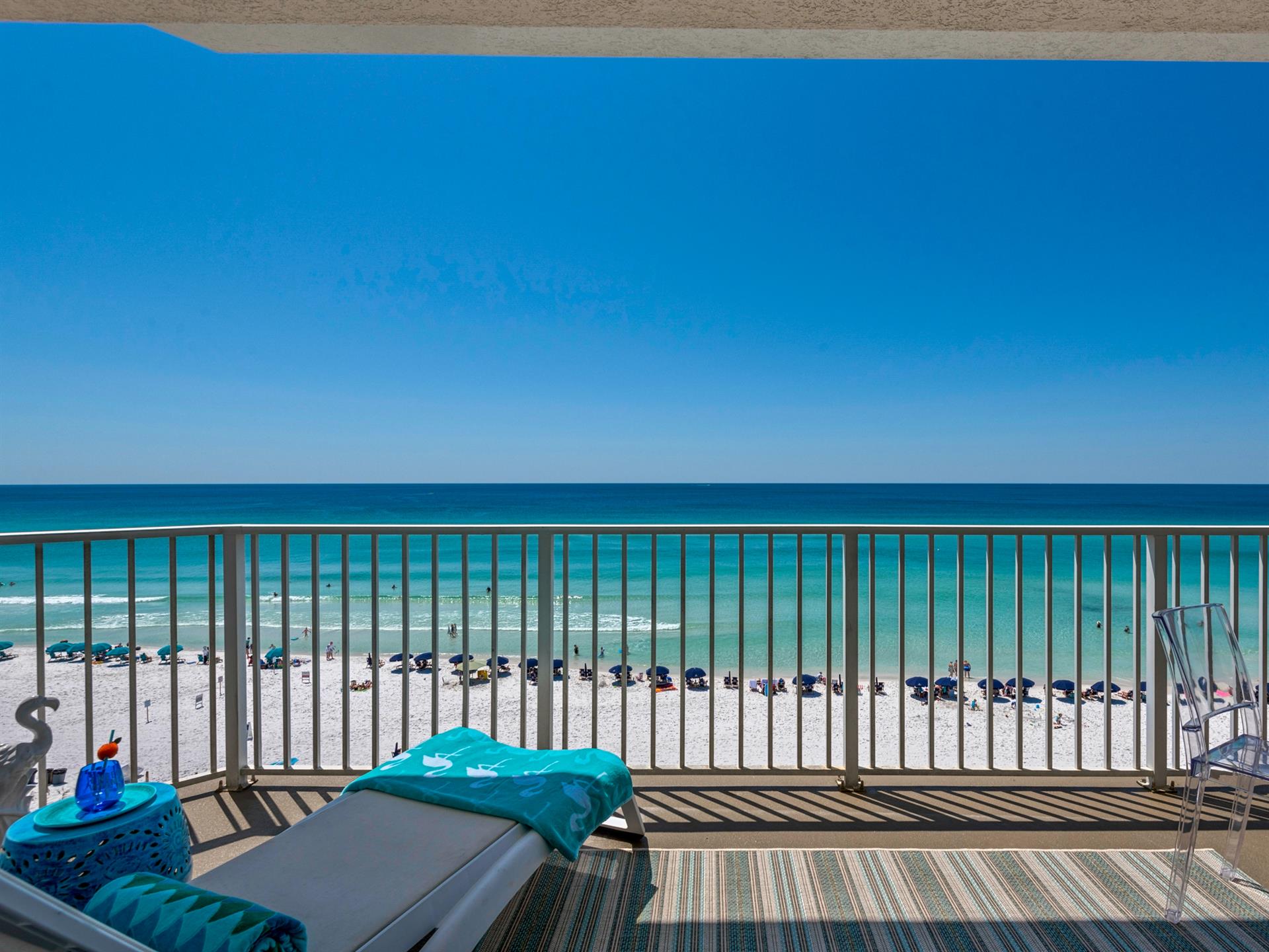 Relax on the Private Balcony Youre at the Beach