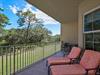 Balcony with relaxing preserve views great place to watch wildlife