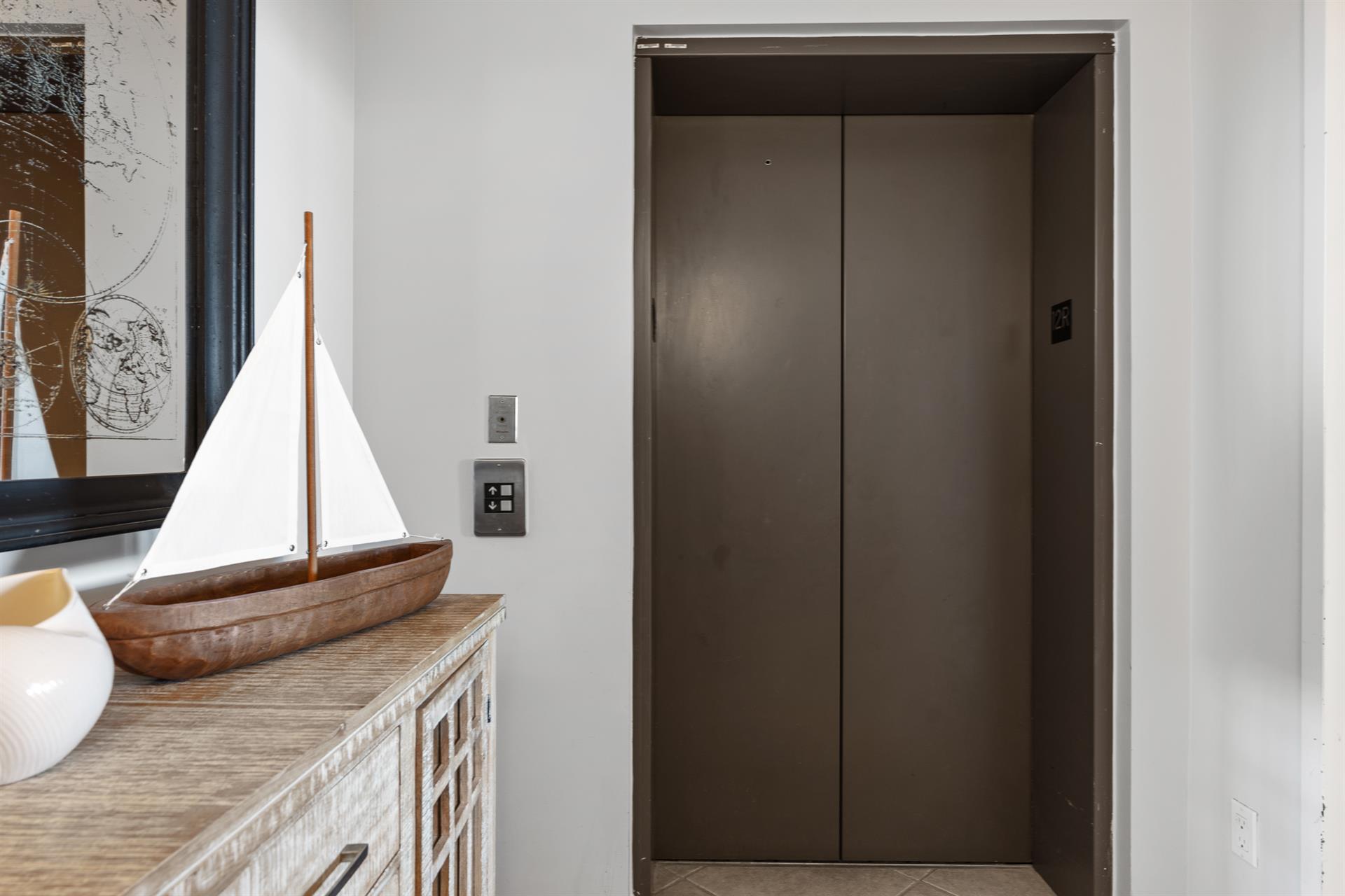 Private Elevator Entrance