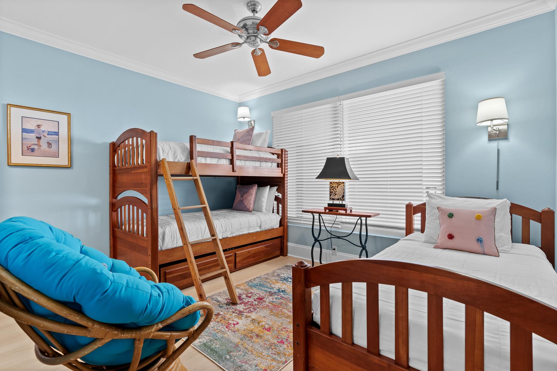 Bedroom 3 with Bunks and Trundle