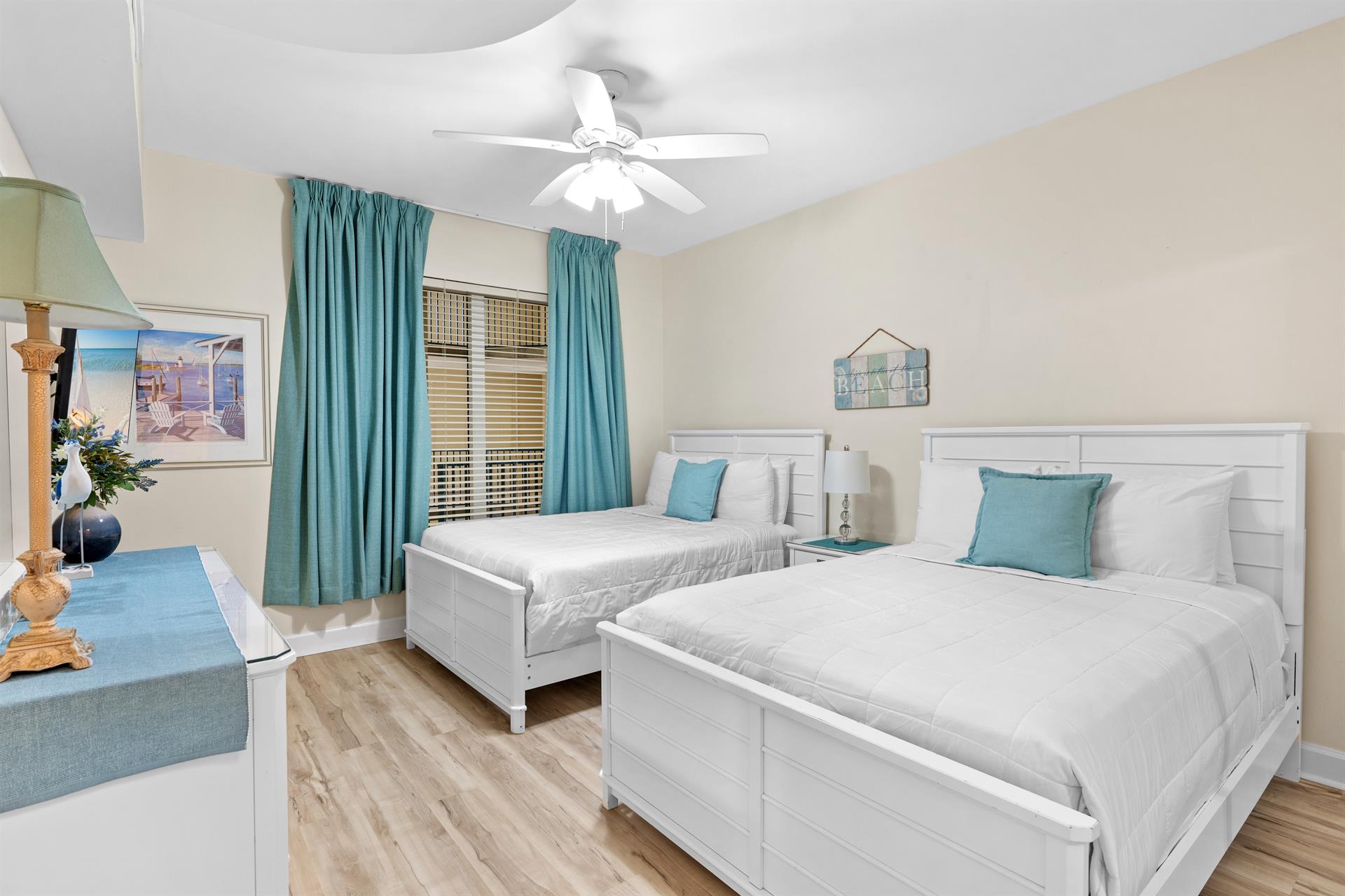 Guest Bedroom with Two Double Beds