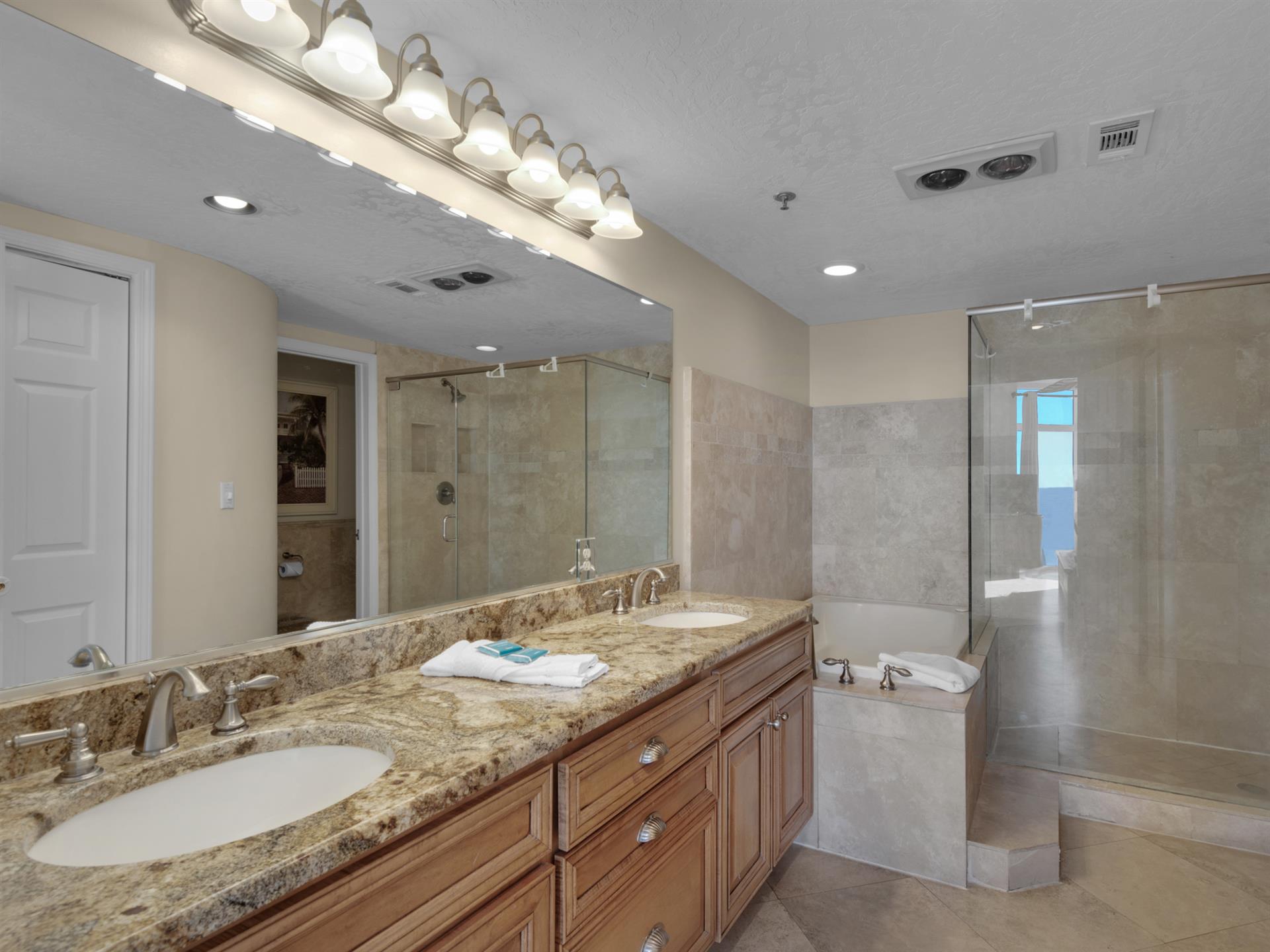 Primary Bathroom with Double Vanity