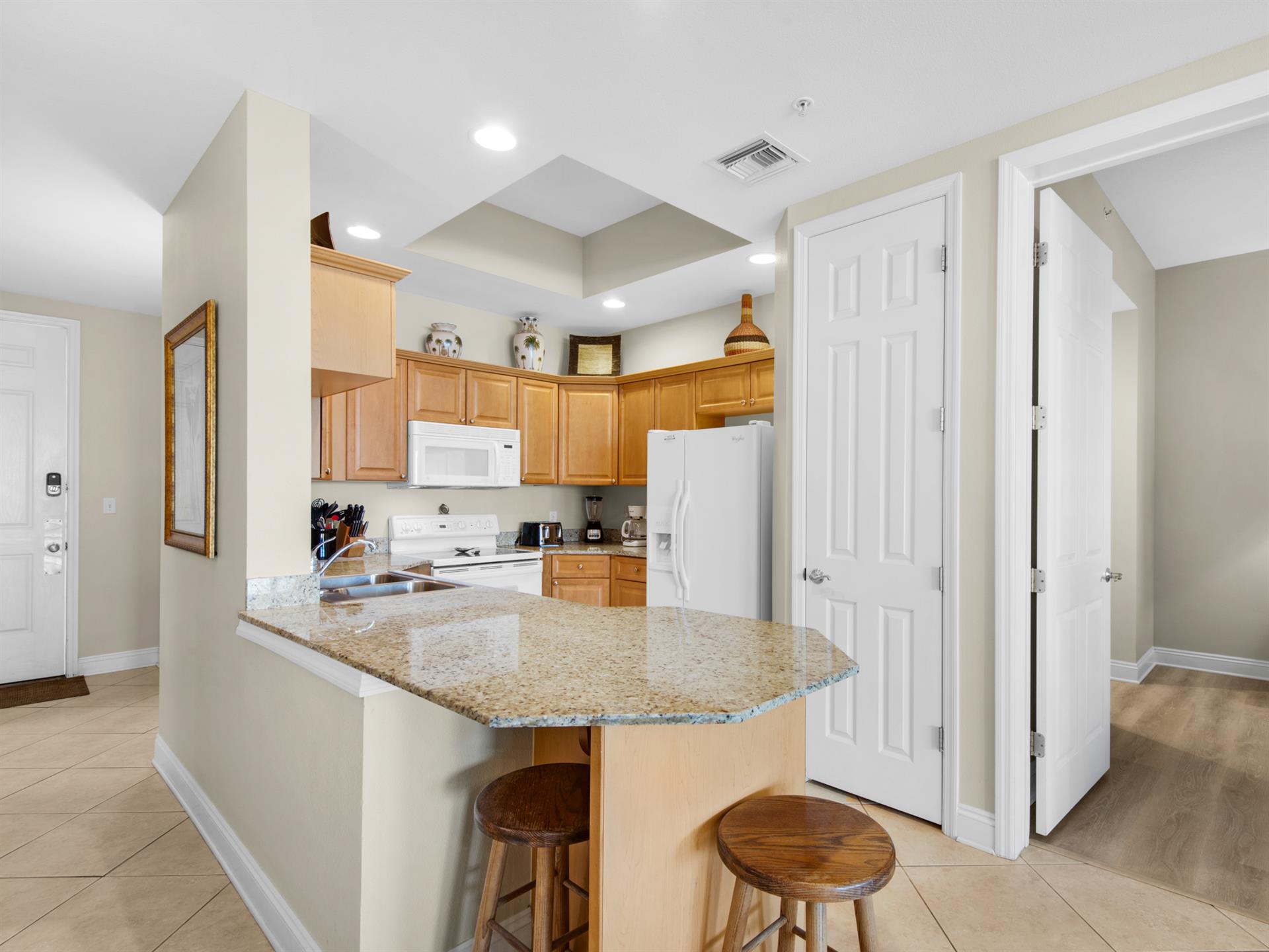 Kitchen with Bar Seating