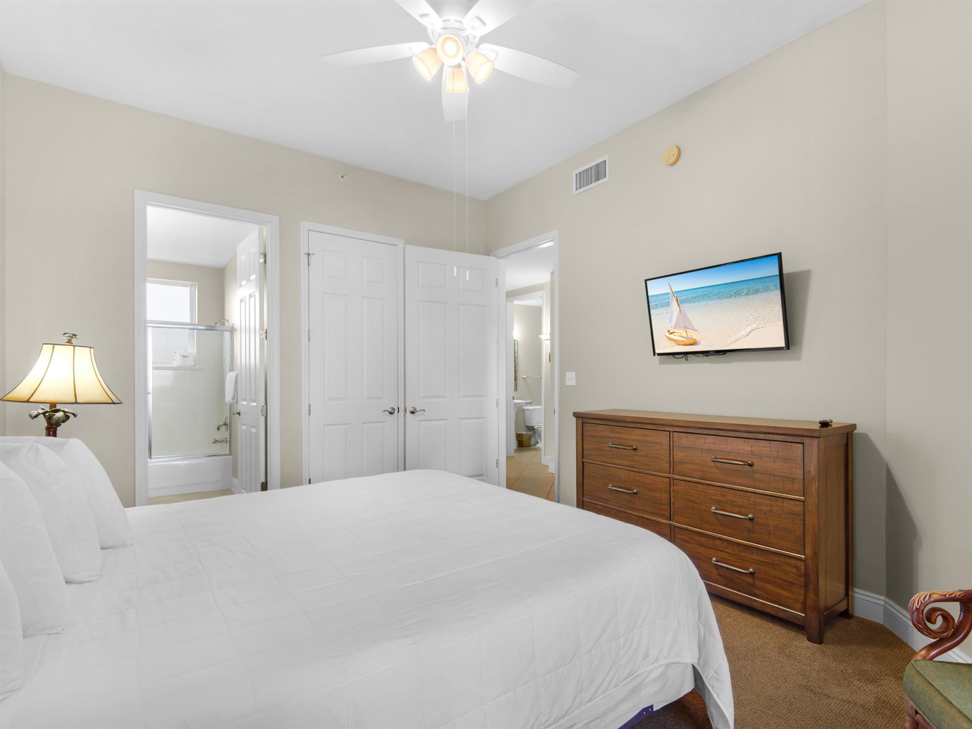 Guest Bedroom 2 with Flat Screen TV
