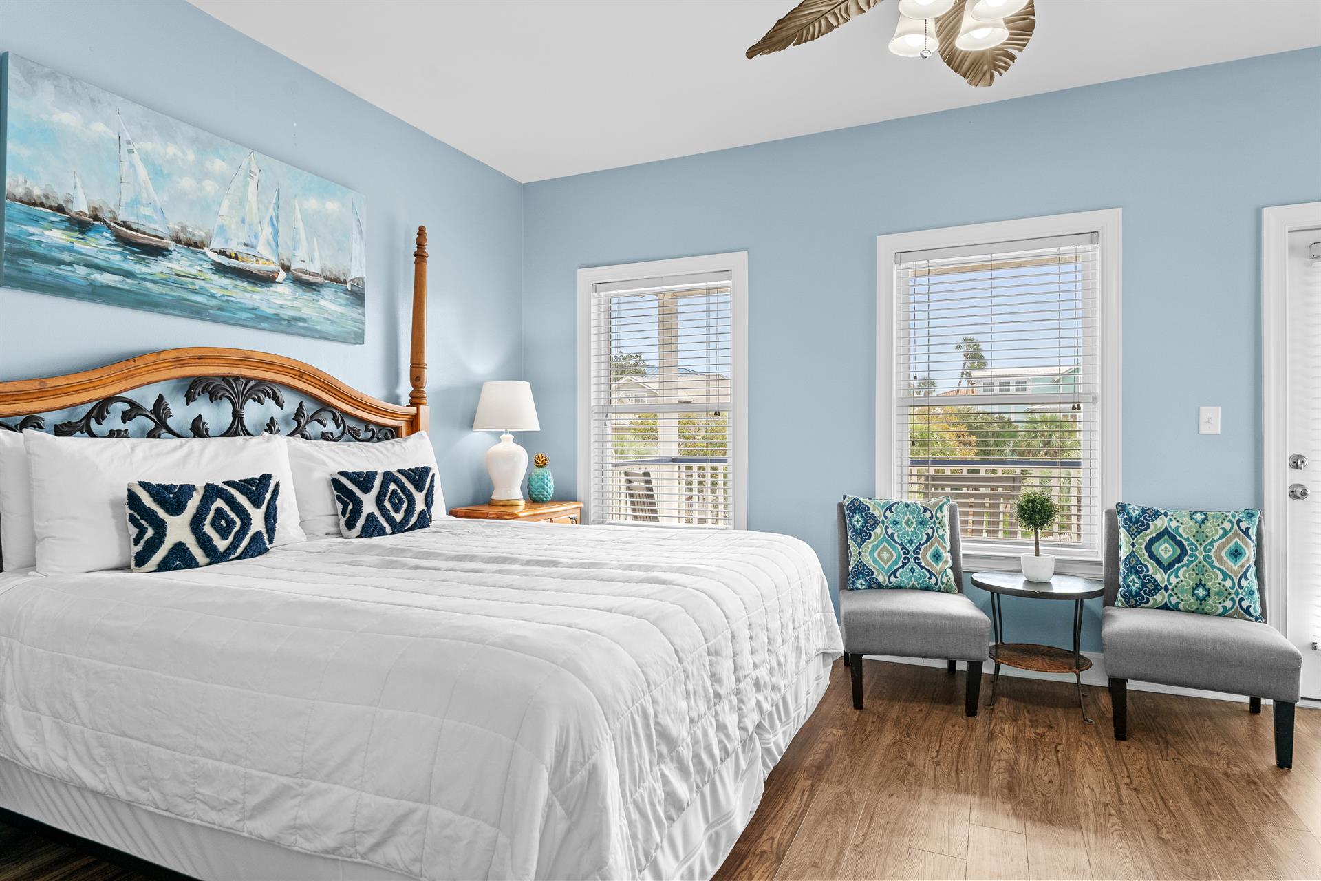 2nd Floor Primary Bedroom with King Bed