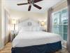 Primary bedroom with king bed