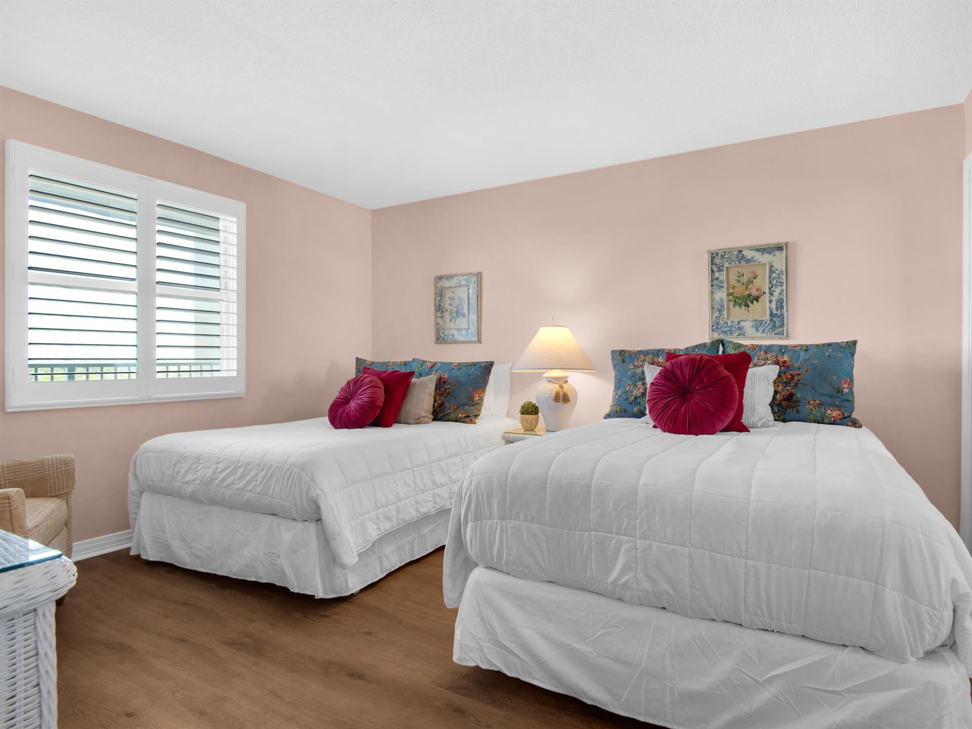 Guest Bedroom With 2 Double Beds