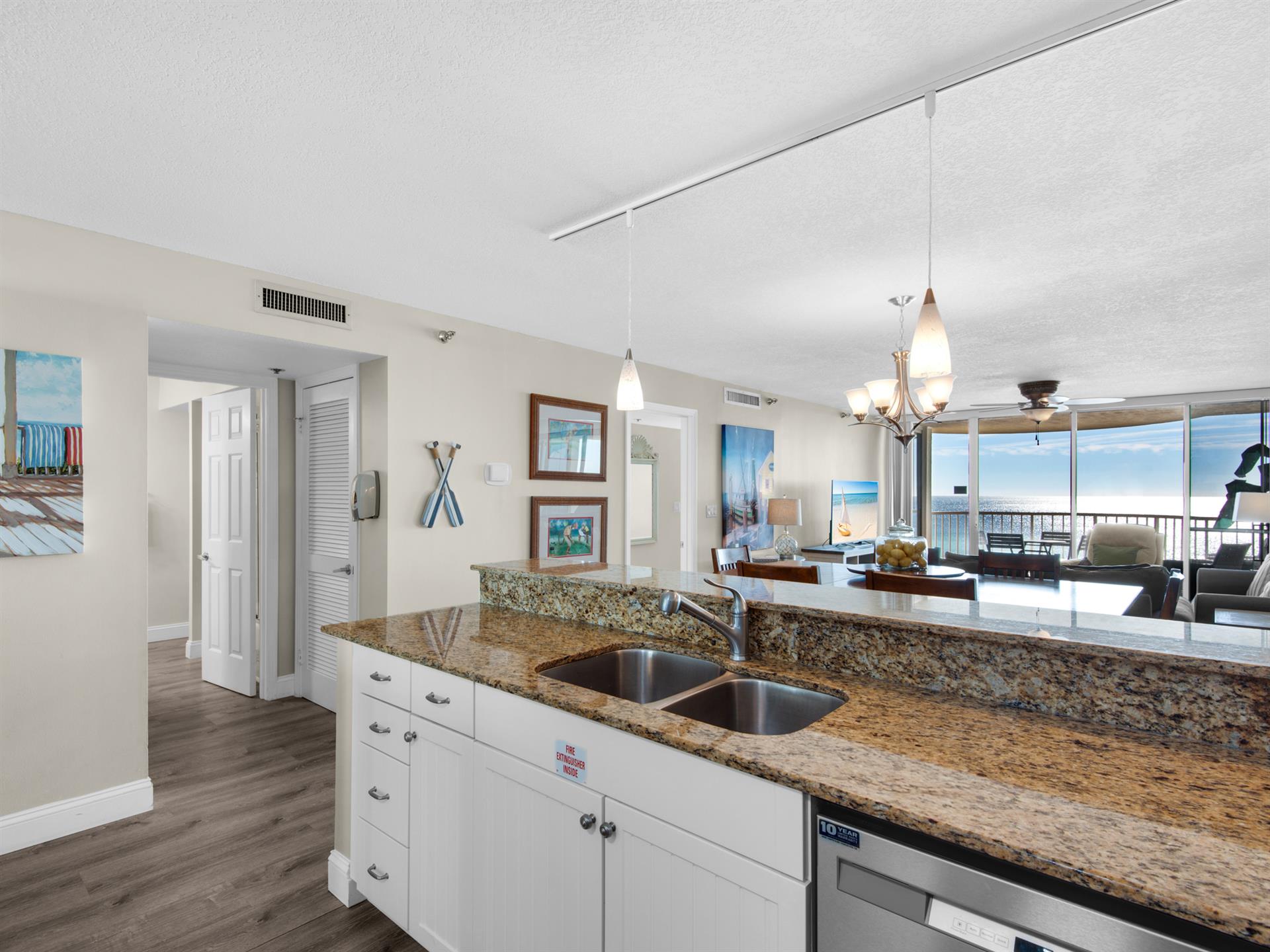 Views of the Gulf from the Kitchen