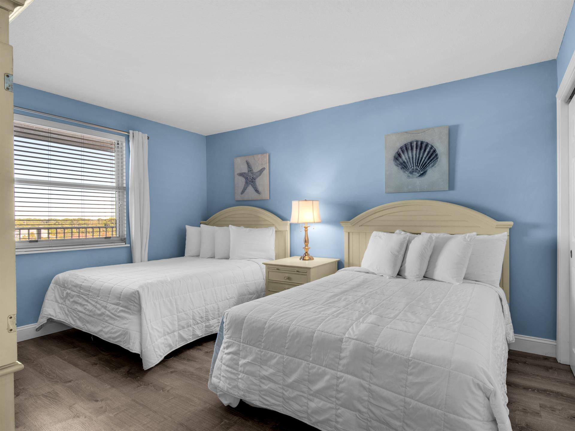 Guest Bedroom with Two Double Beds