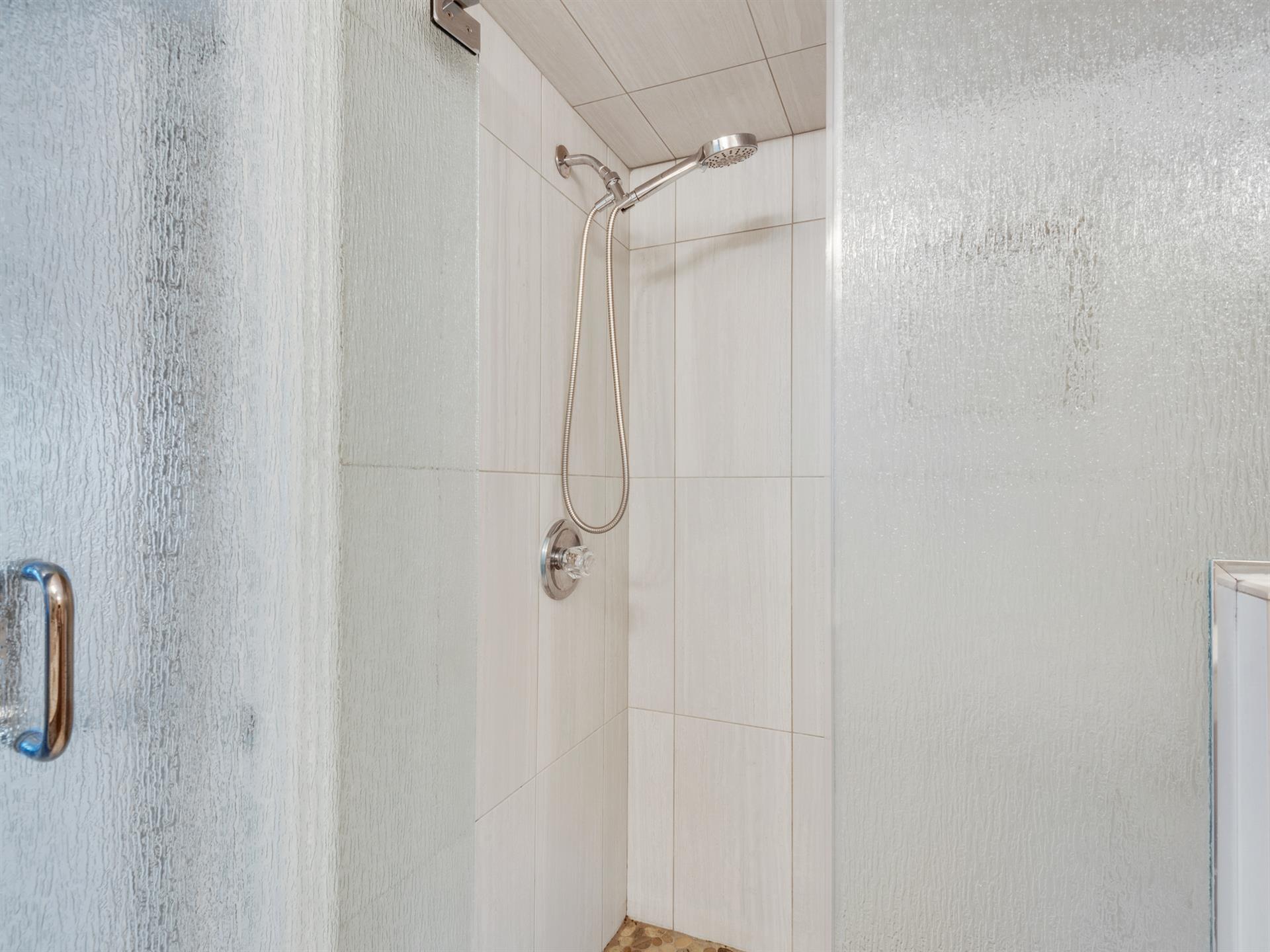 Walk in Shower in Primary