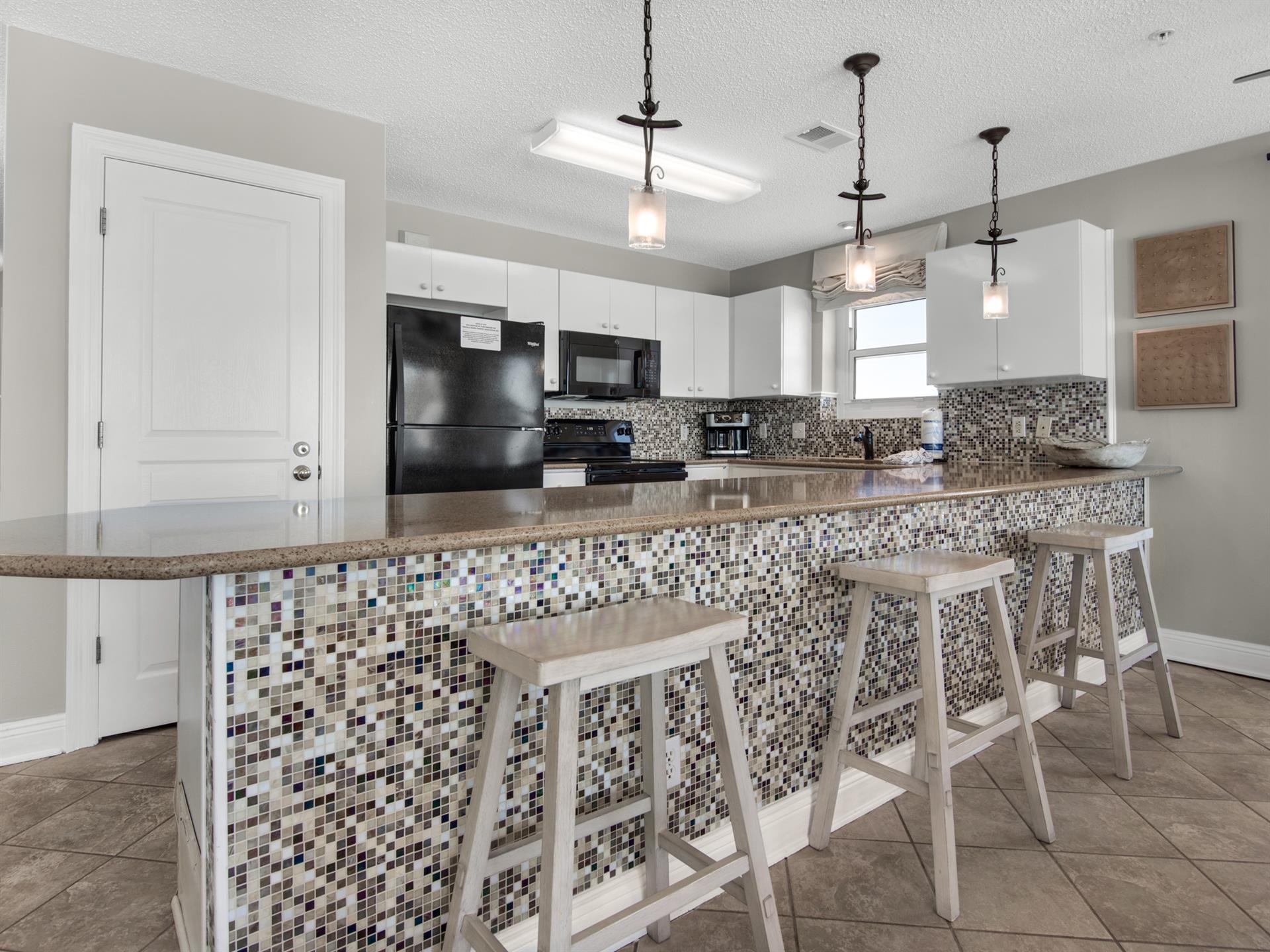 Kitchen with Bar Seating