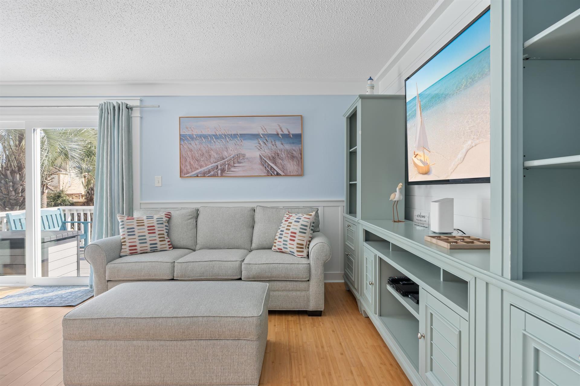 Living Room with 2 Sleeper Sofas