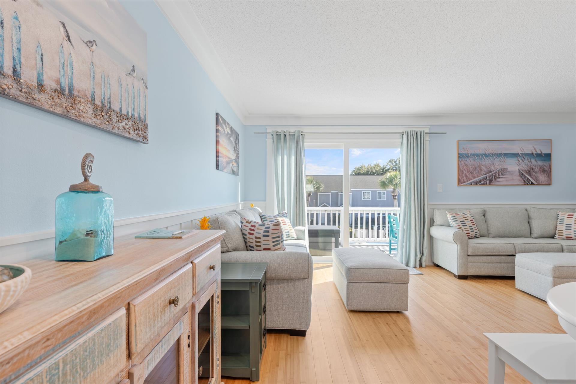 Balcony View from Kitchen Area