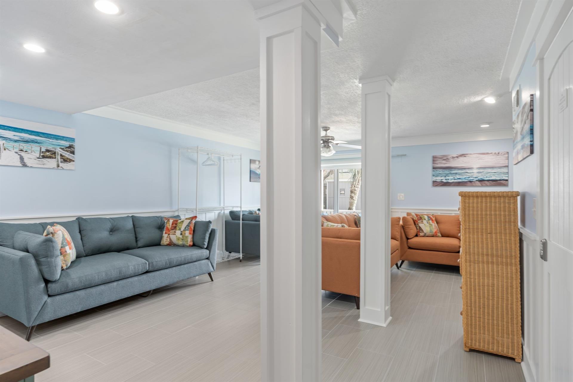 Living Sleeping Area on Bottom Level