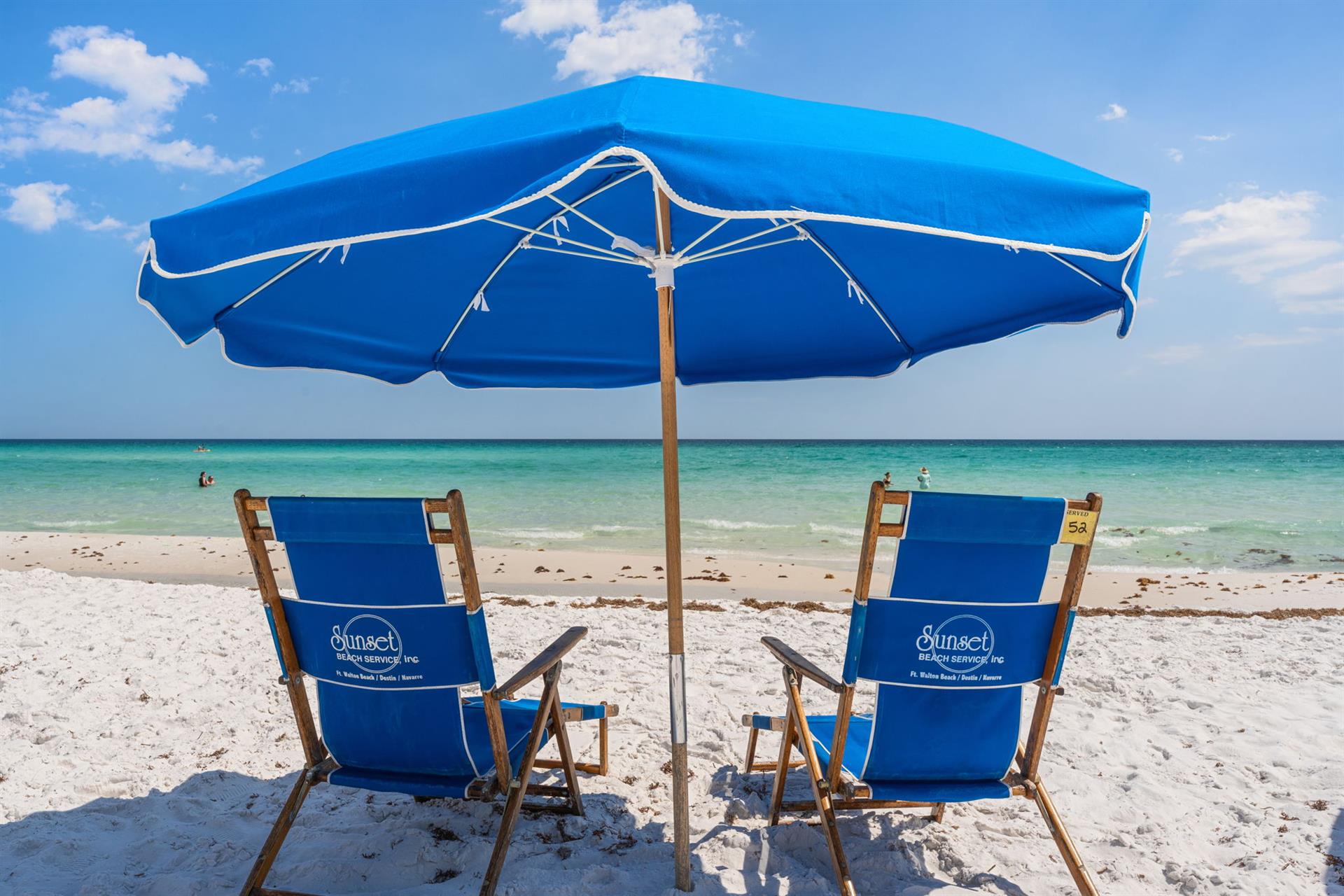 In Season Complementary Beach Service