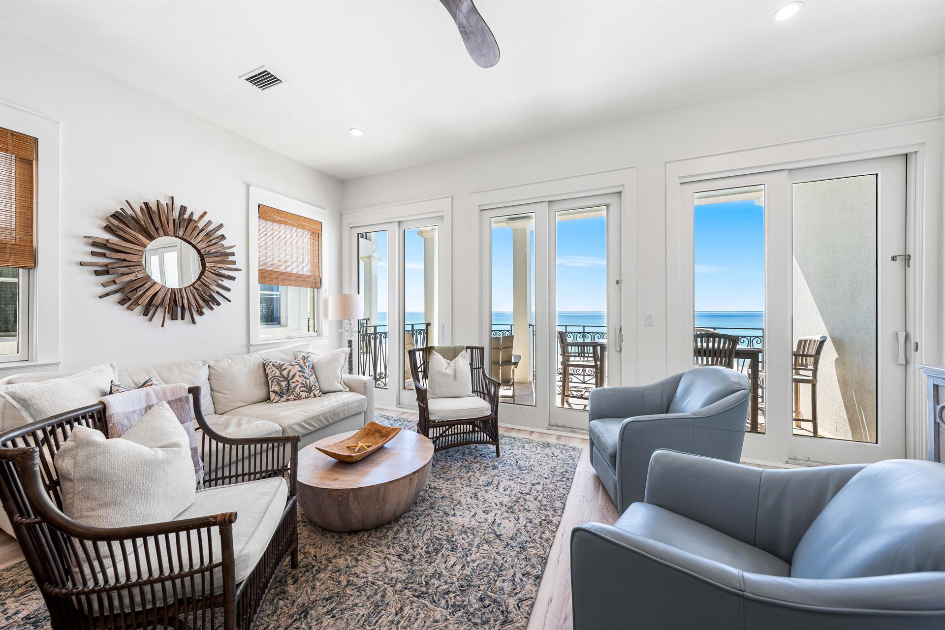 2nd Floor Living Room with Amazing Gulf Views