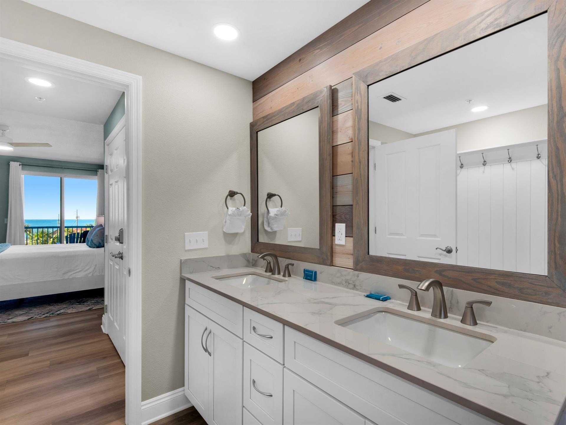 Primary Bathroom with Double Vanities