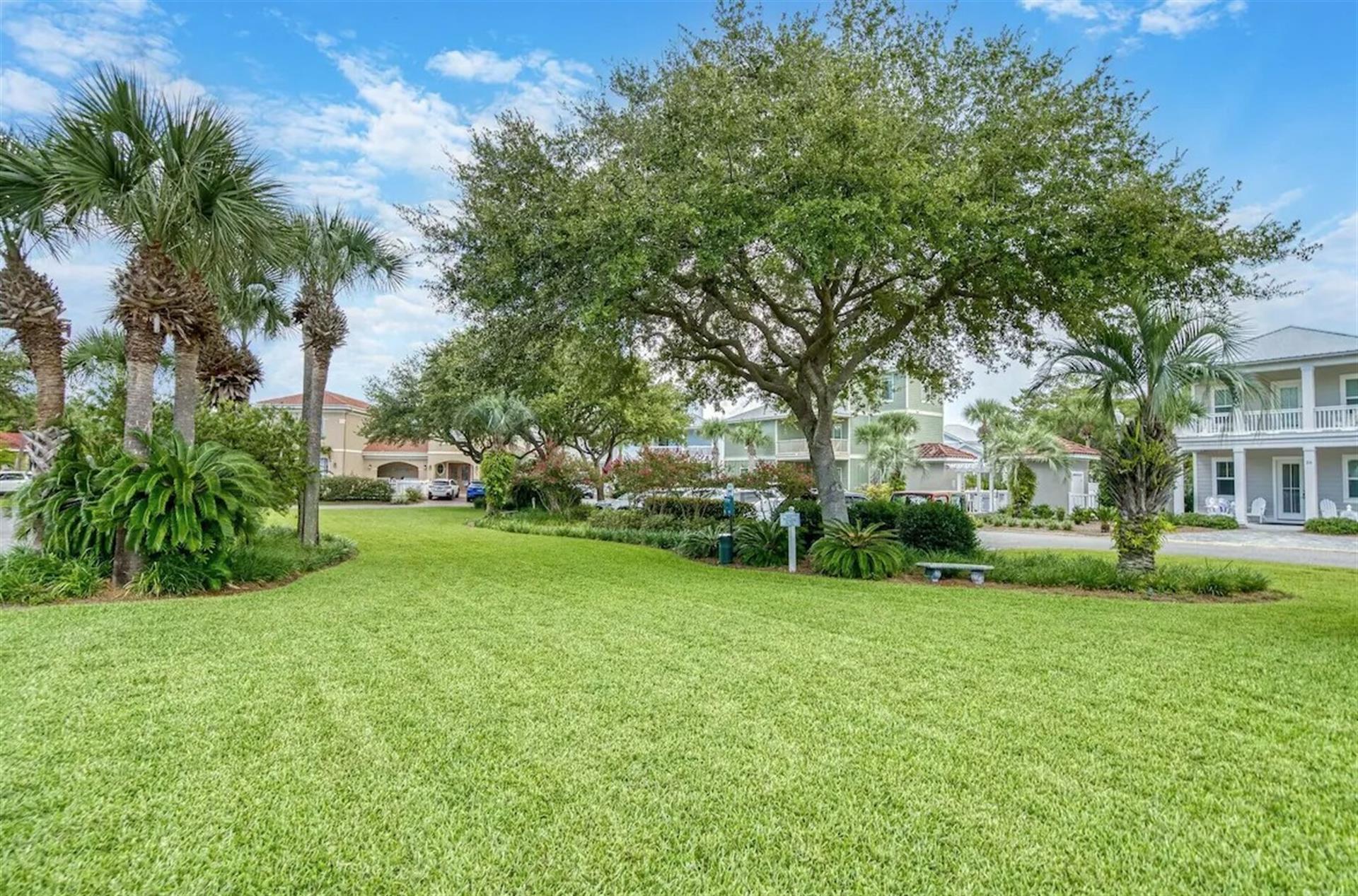 Community courtyard north end of neighborhood