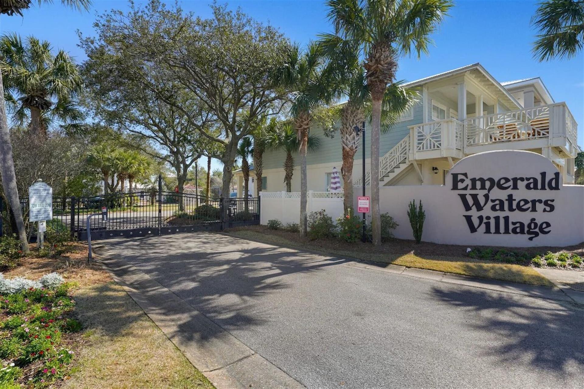 Emerald Waters Village front gate