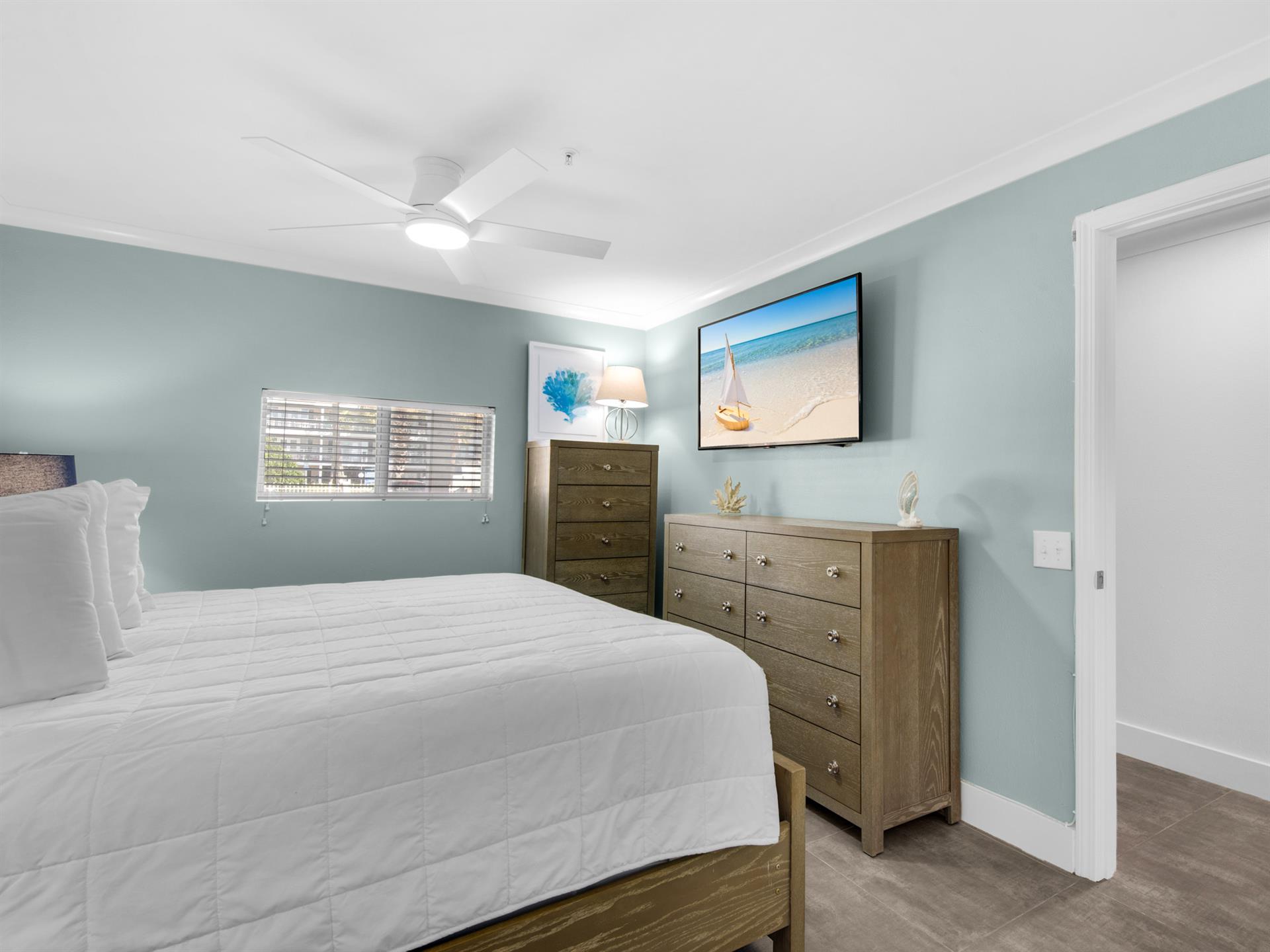 Primary Bedroom with TV