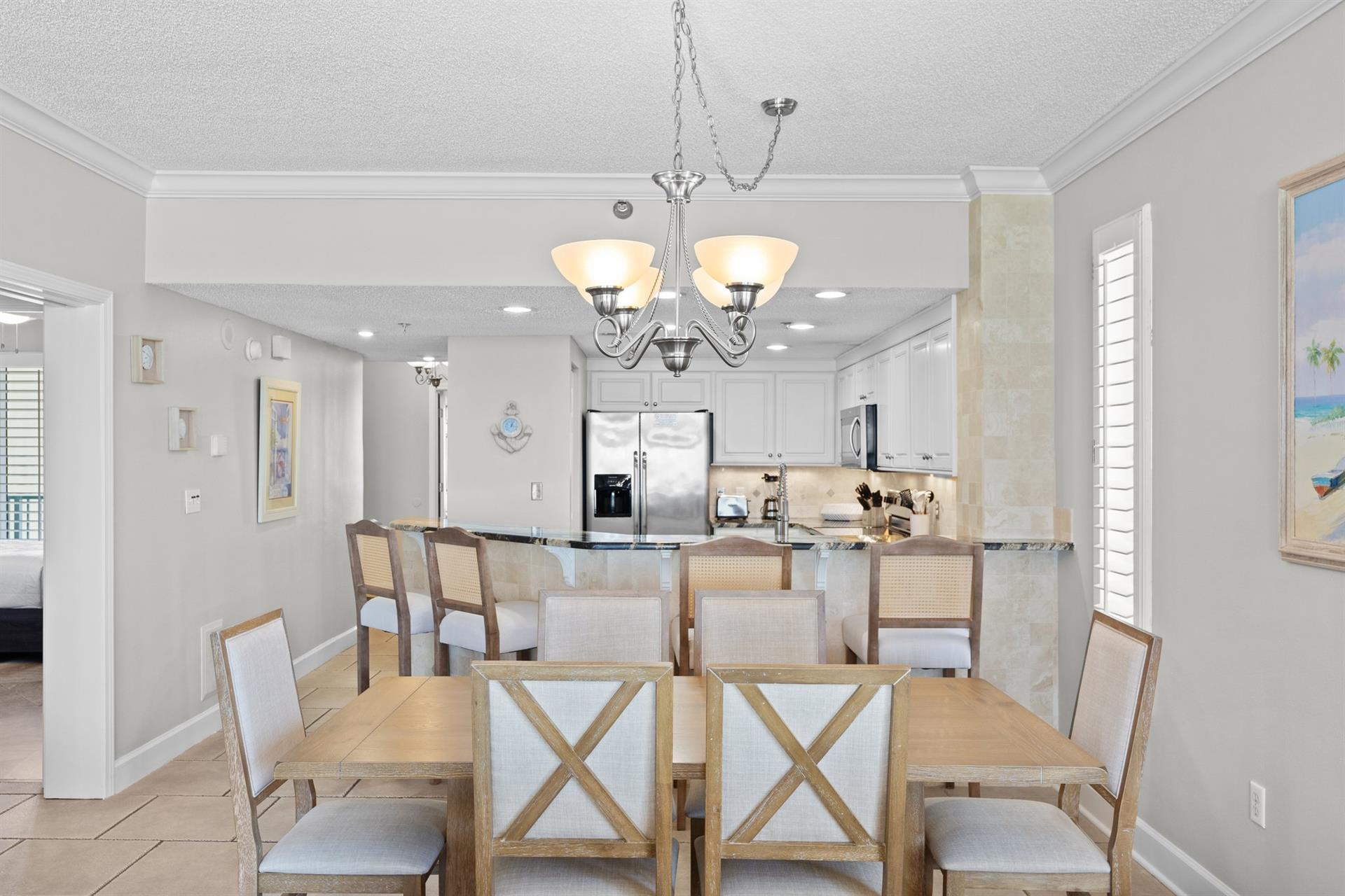 Dining Table with Seating for Eight