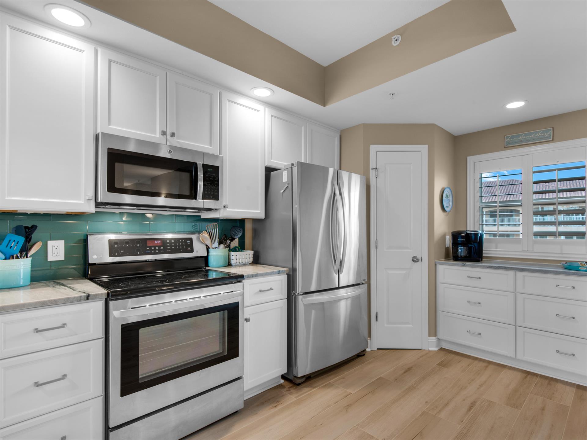 Spacious Kitchen with Stainless Steel Appliances