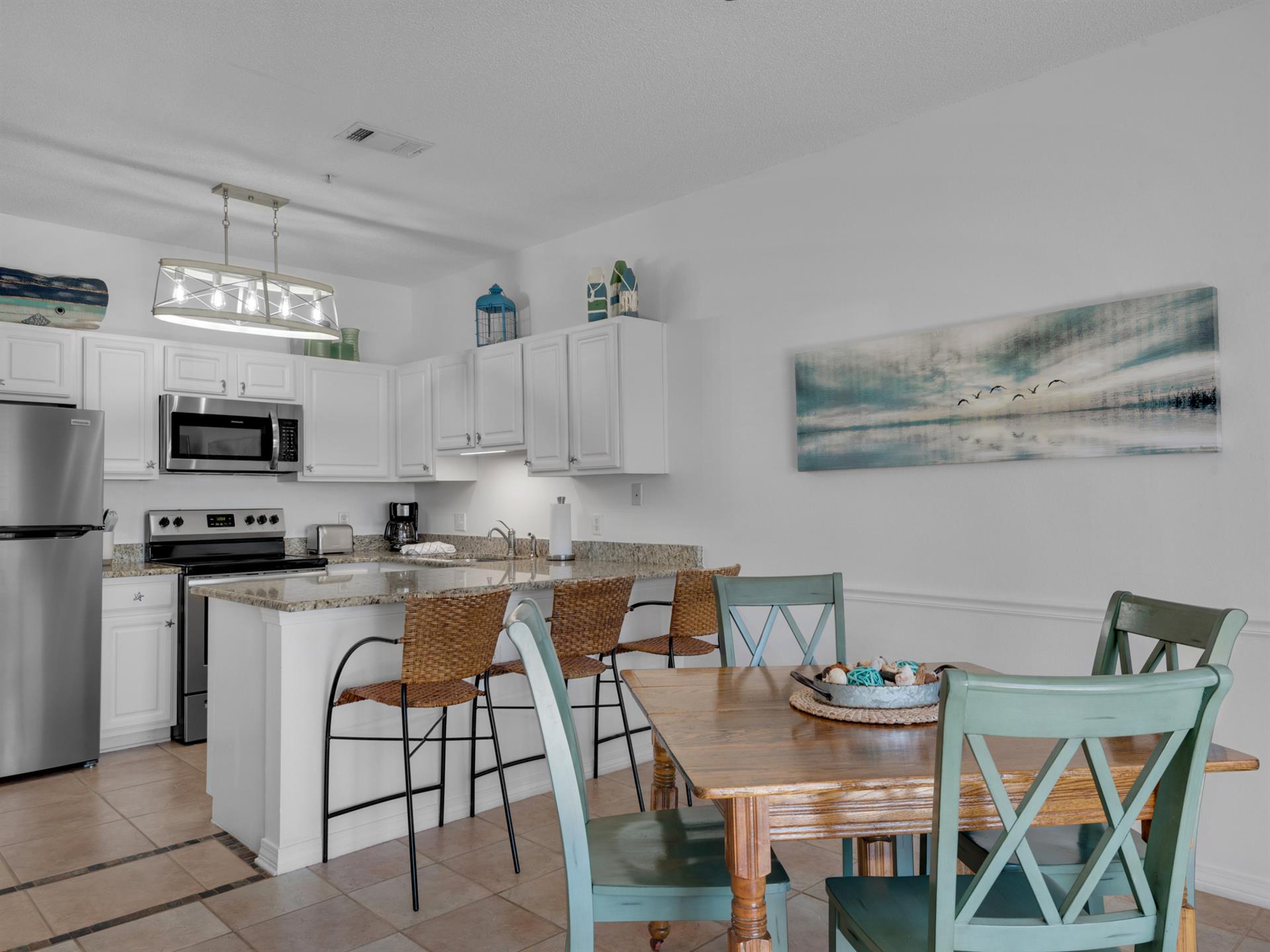 Bar Seating and Dining Area