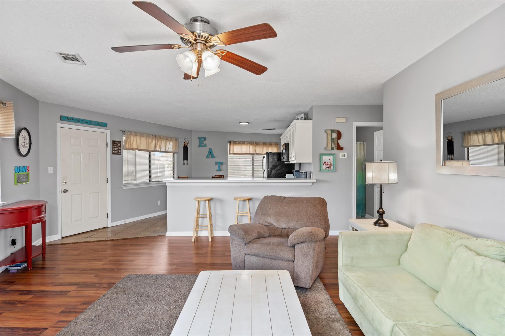 Living and Kitchen Areas