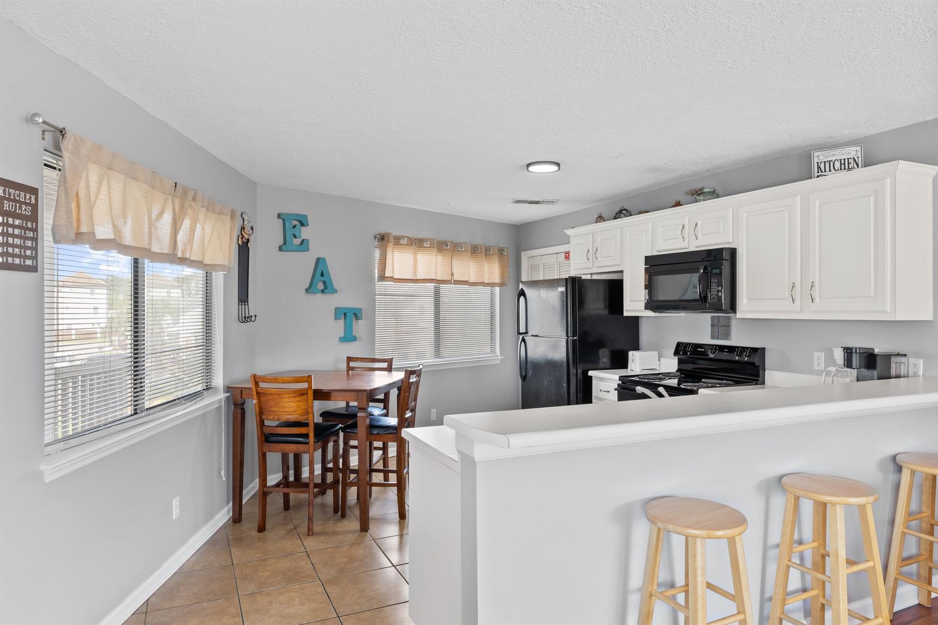 Kitchen with Bar Seating