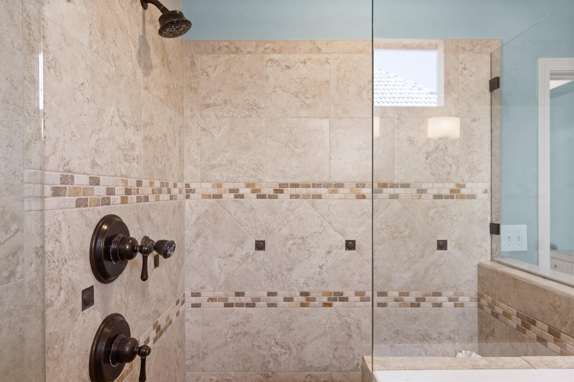 Large Primary Walkin Shower