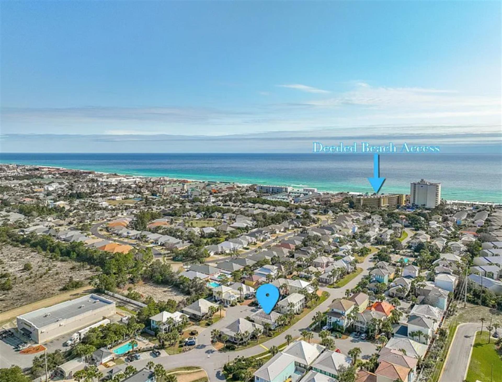 Location Convenient to the Designated Beach Access