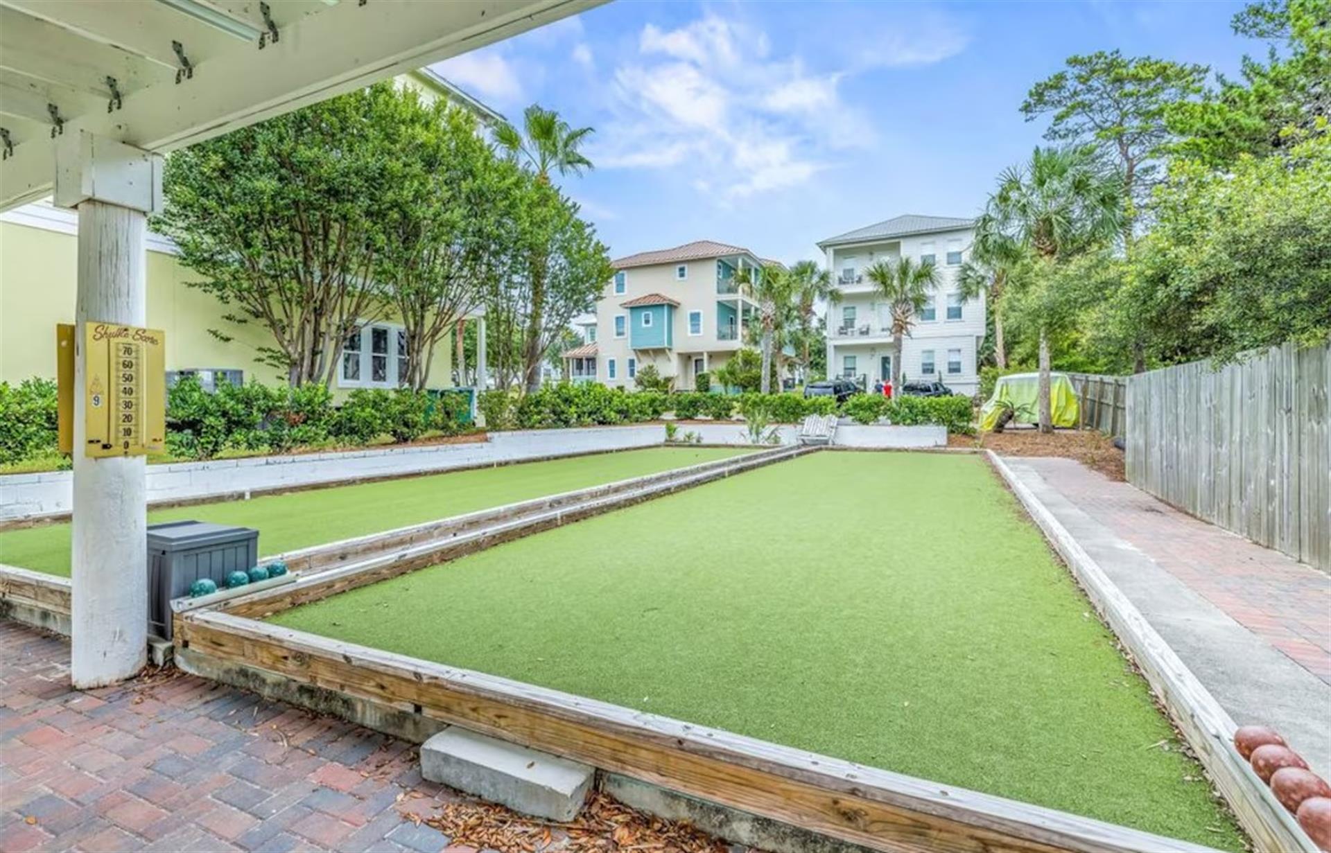 Complex Bocce Ball area