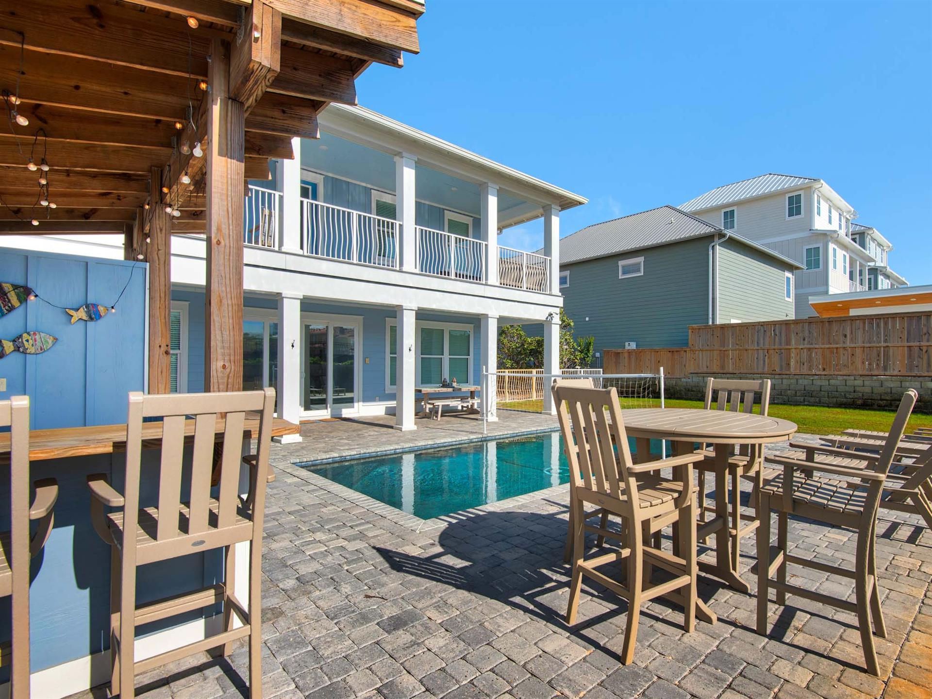 Backyard provides great amenities