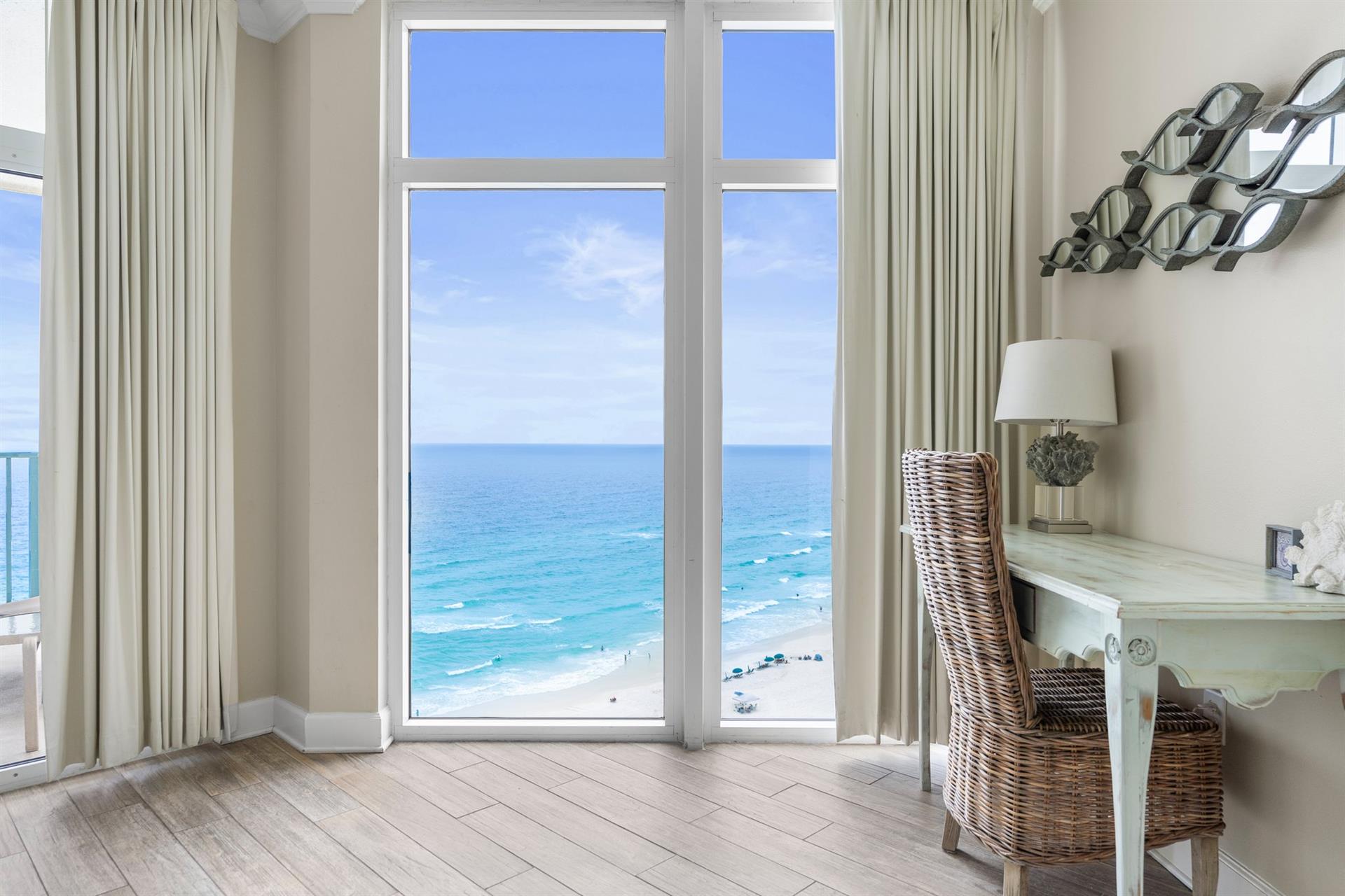 Desk with Amazing Gulf Views