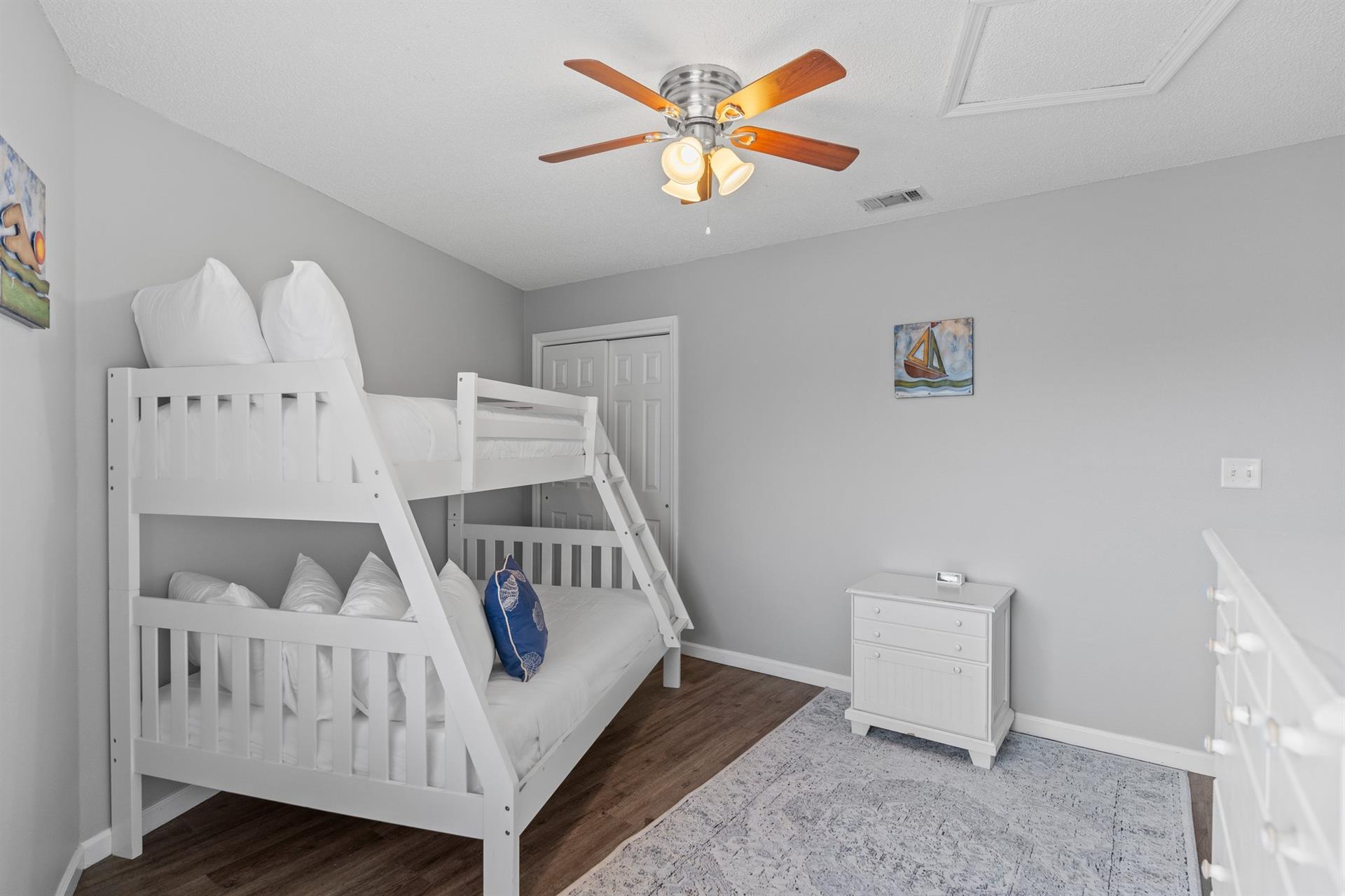 Bedroom 2 with Triple Bunk