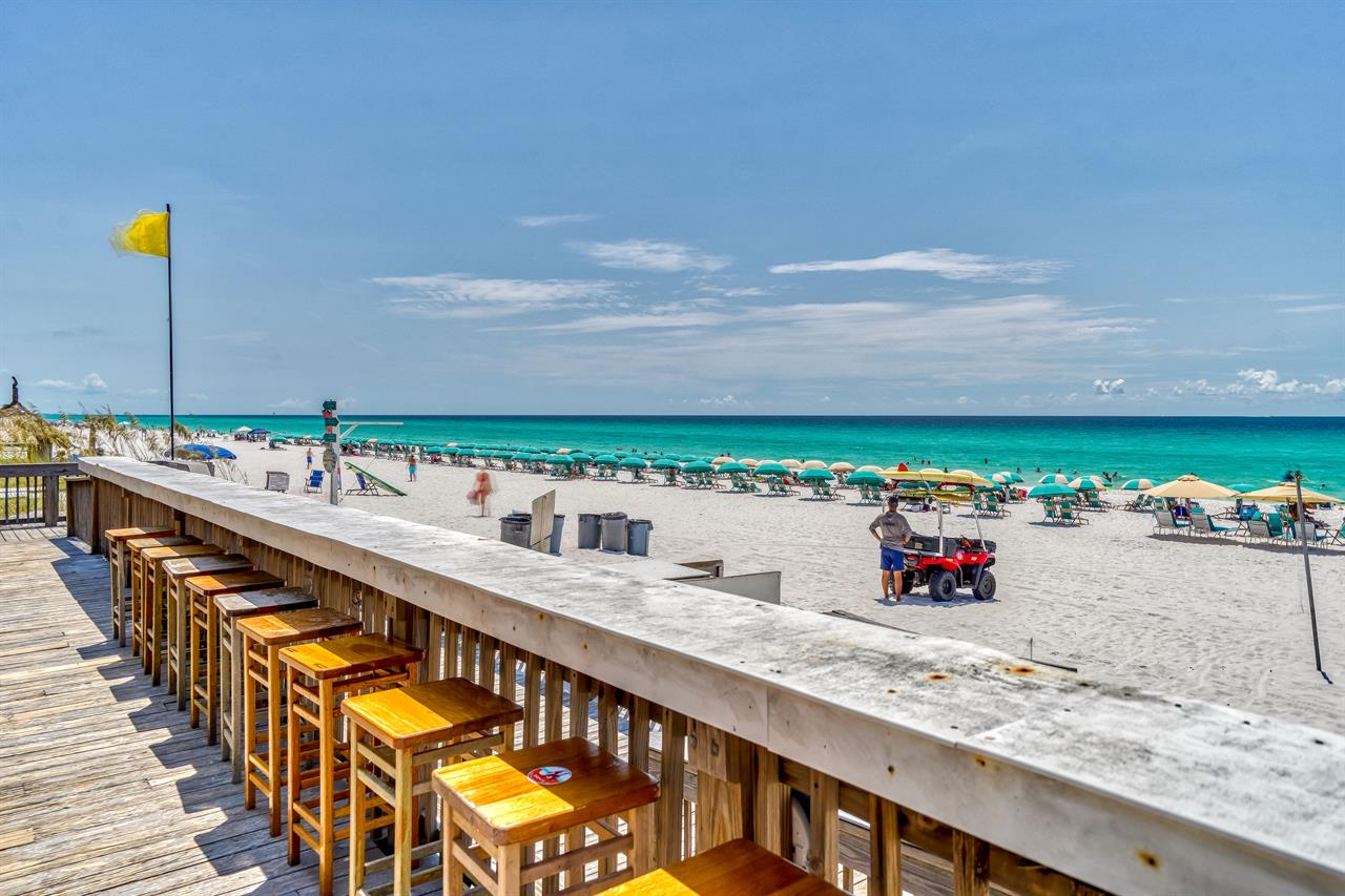 Beach Front Bar with plenty of sunset seating