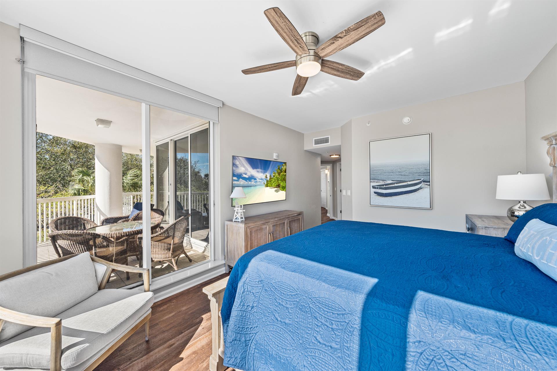 Primary King Bedroom with Private Bathroom