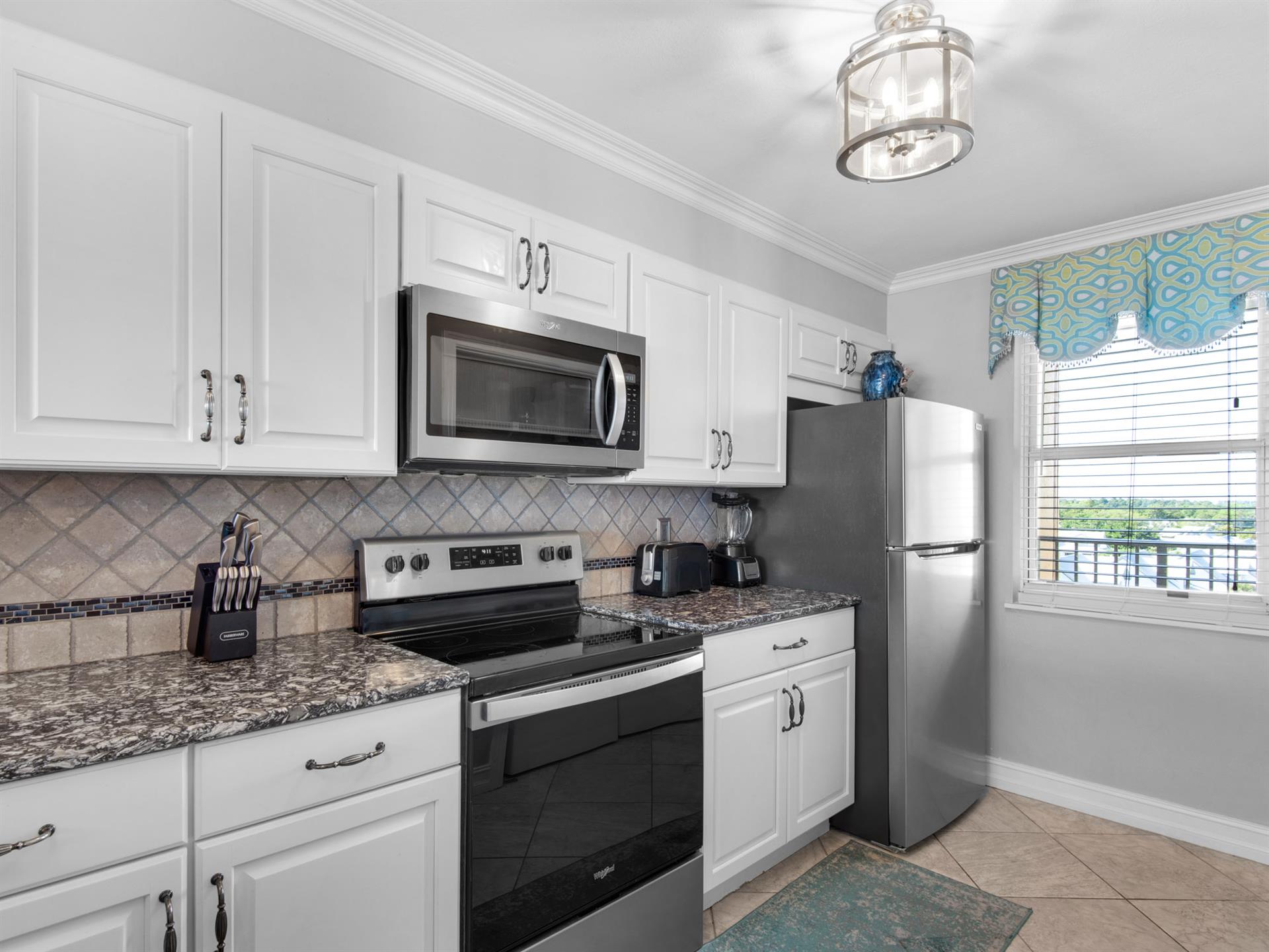 Stainless Steel Appliances in Kitchen
