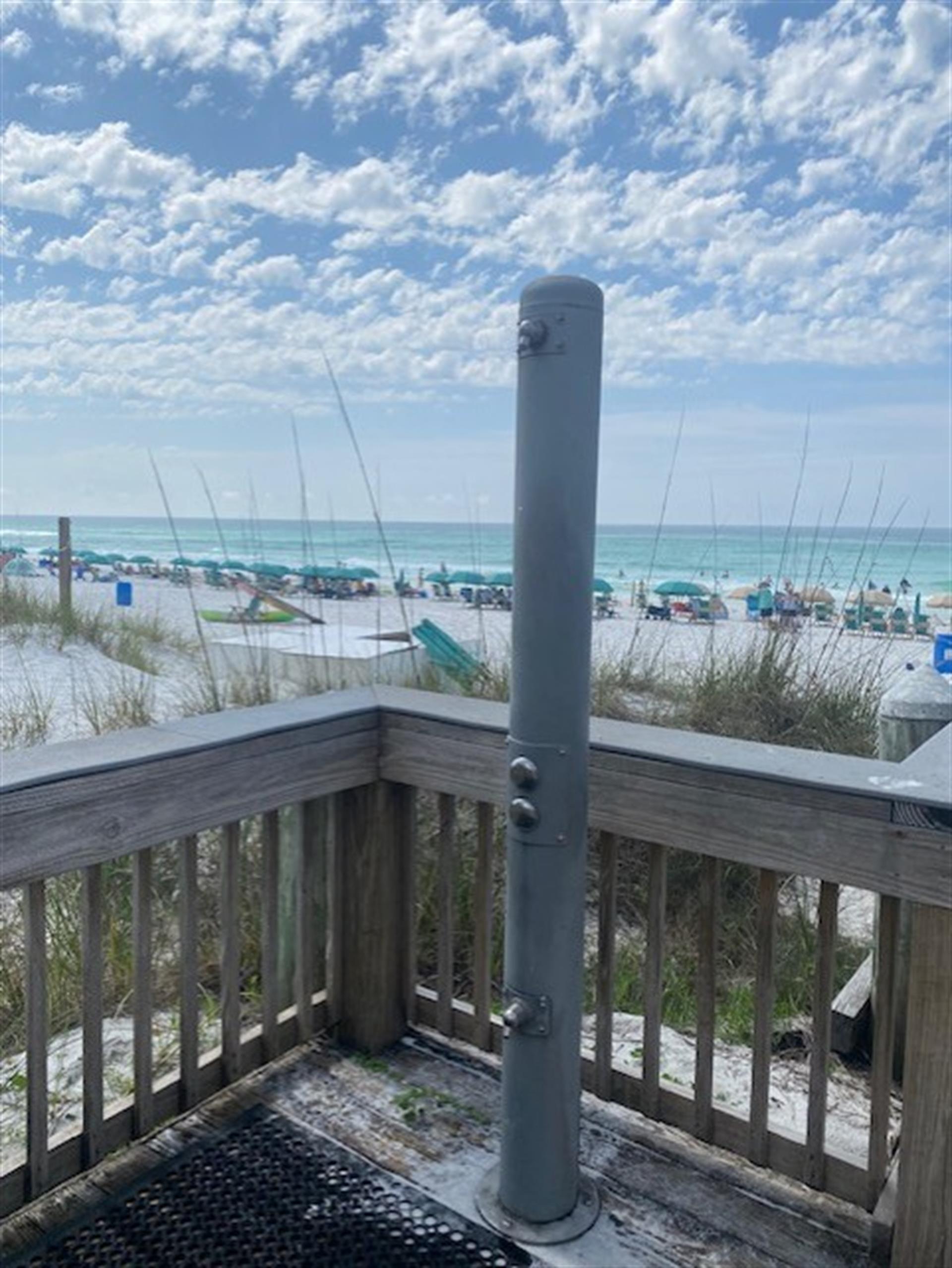 Two Outdoor Showers on the Beach
