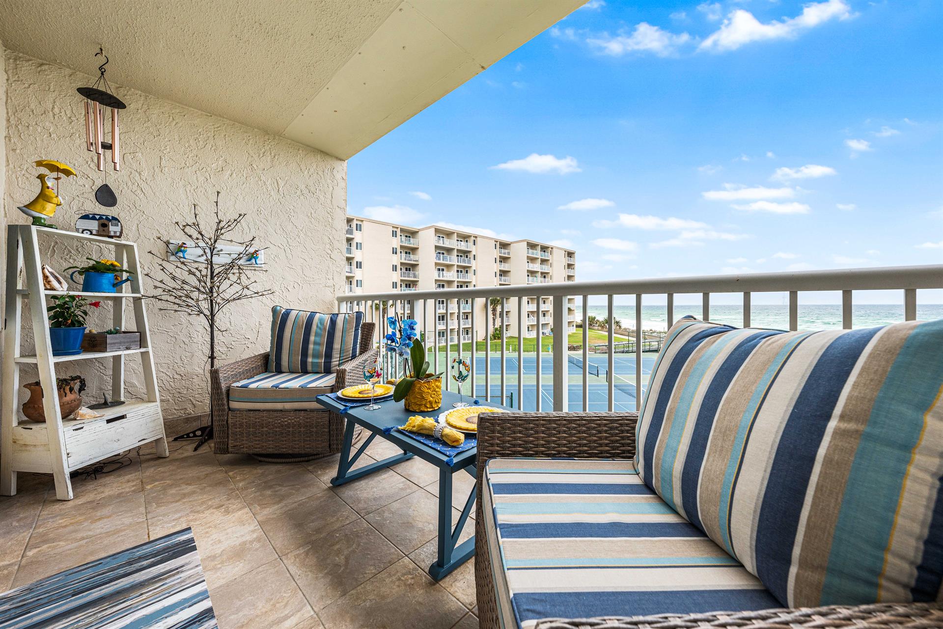 Private Balcony with Gulf Views
