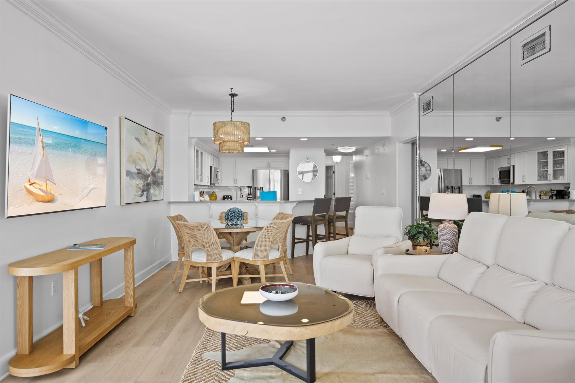 View of Kitchen from Living Area