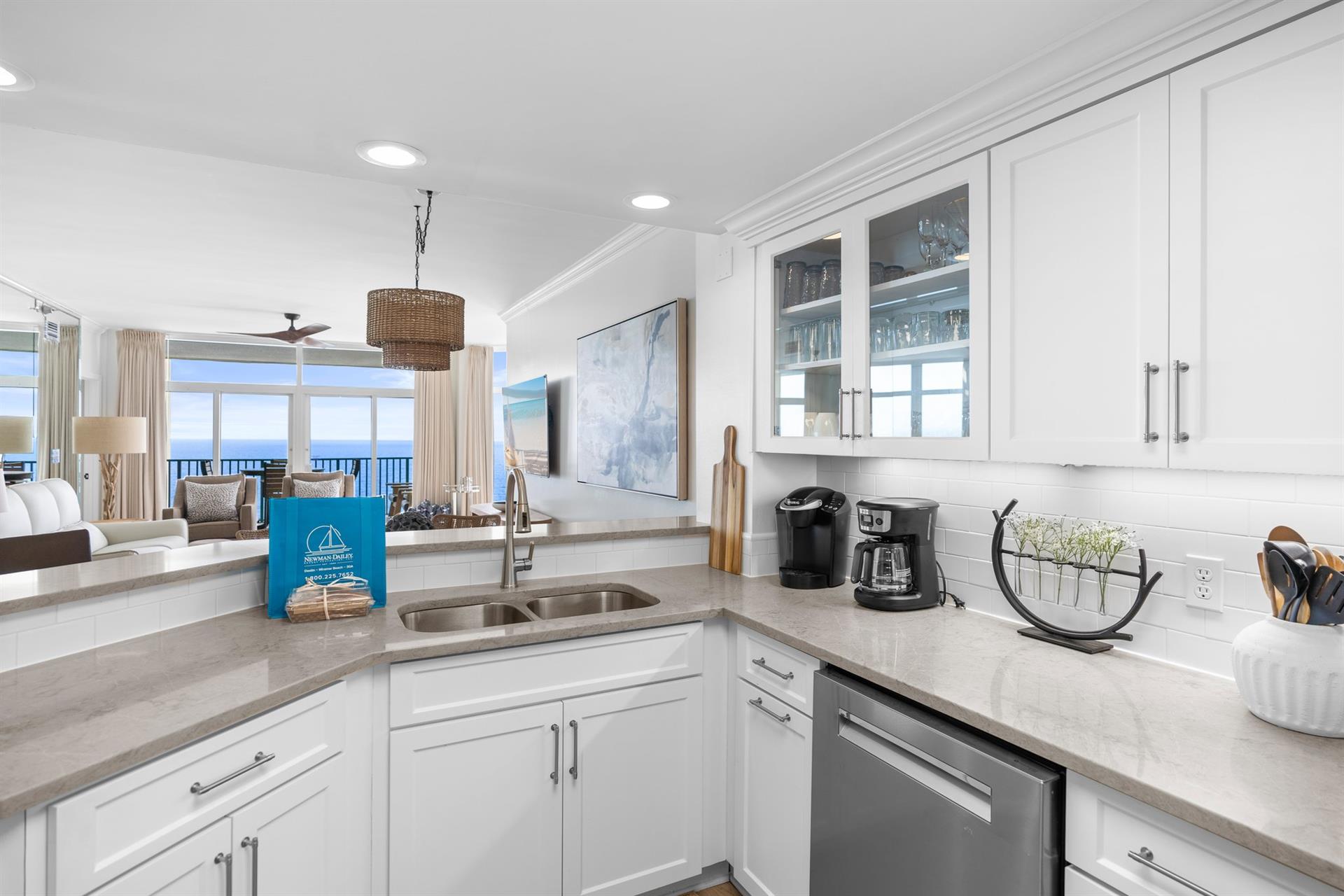 Gulf View from the Kitchen