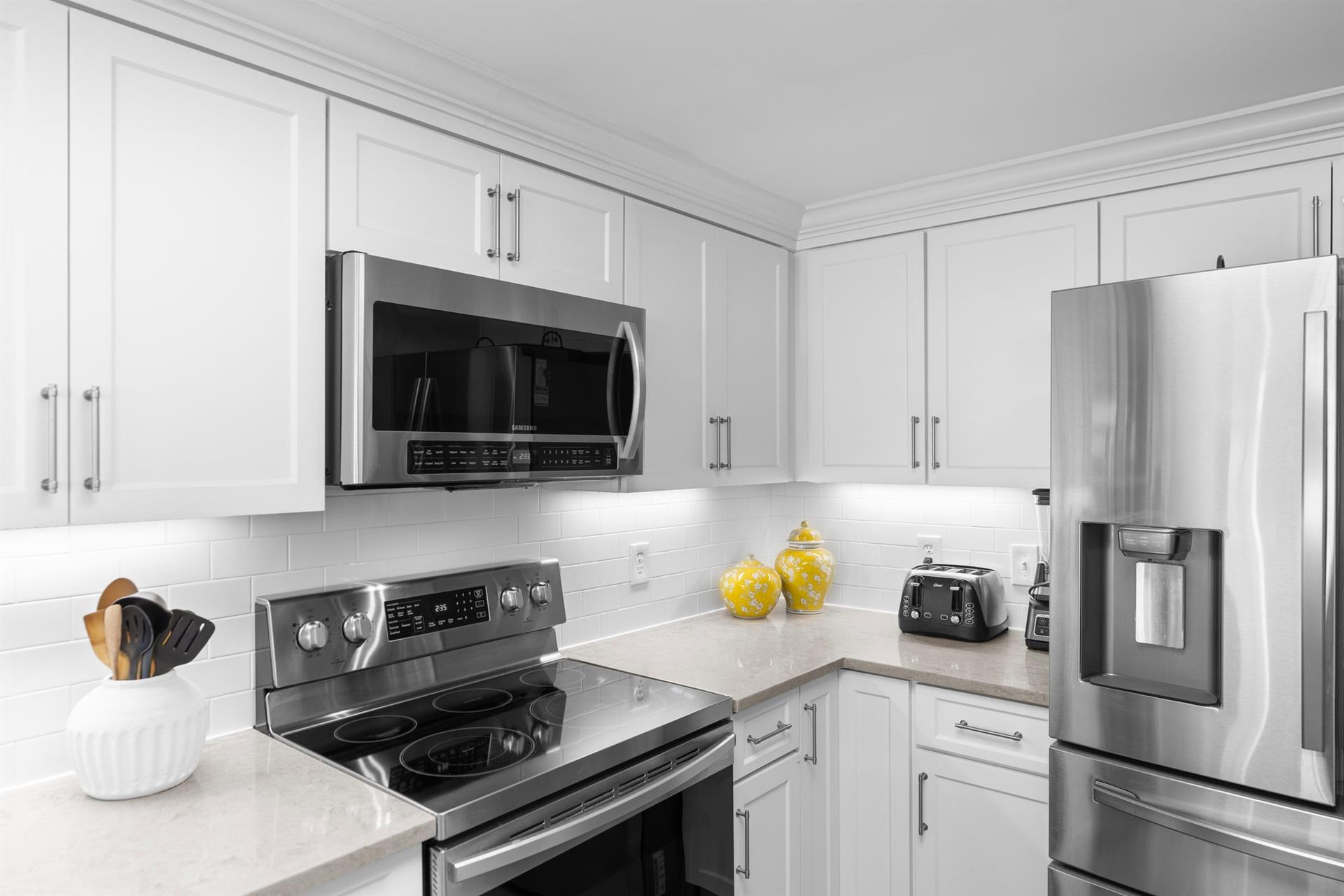 Enjoy Stainless Steel Appliances