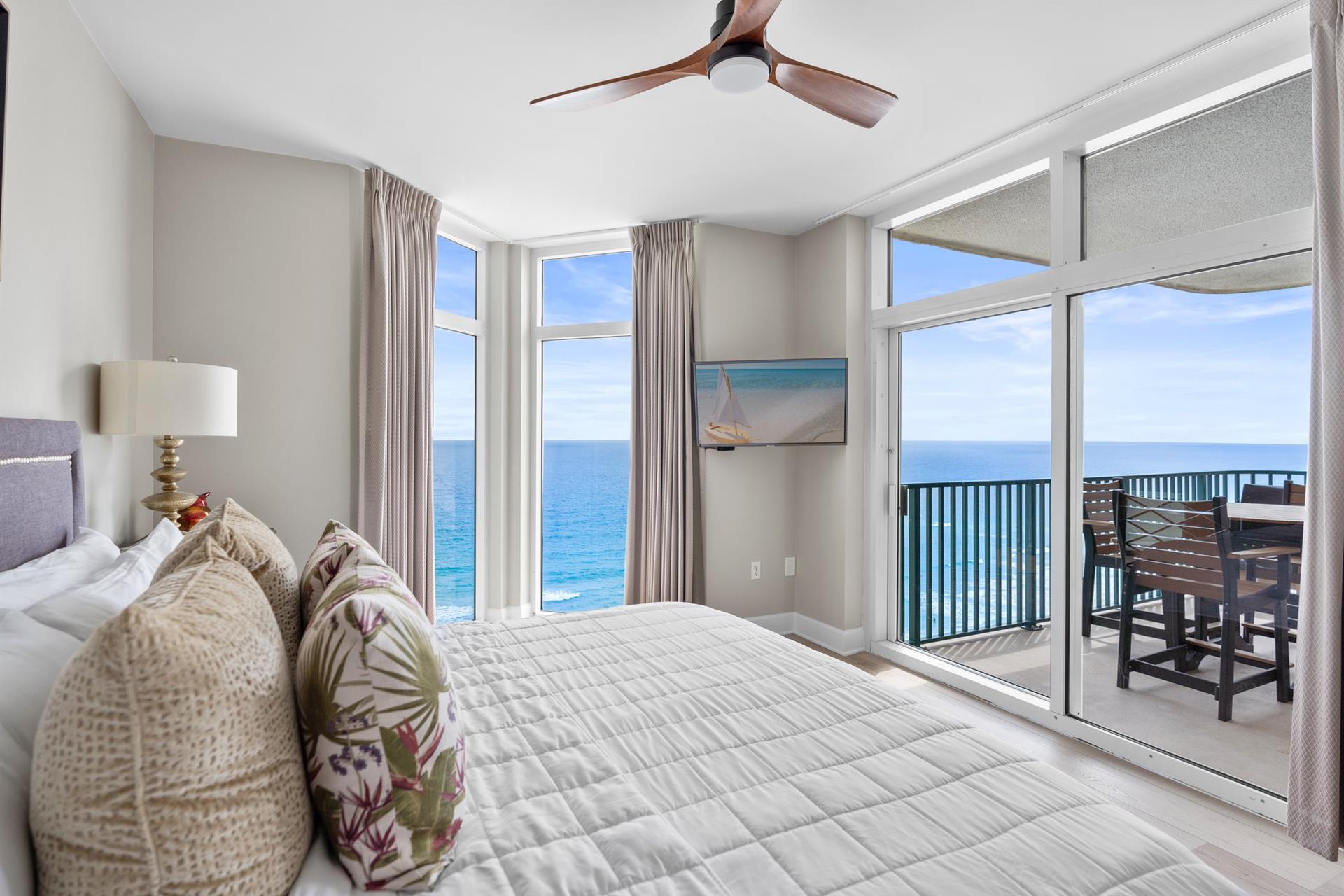 Private Balcony Access in Primary Bedroom