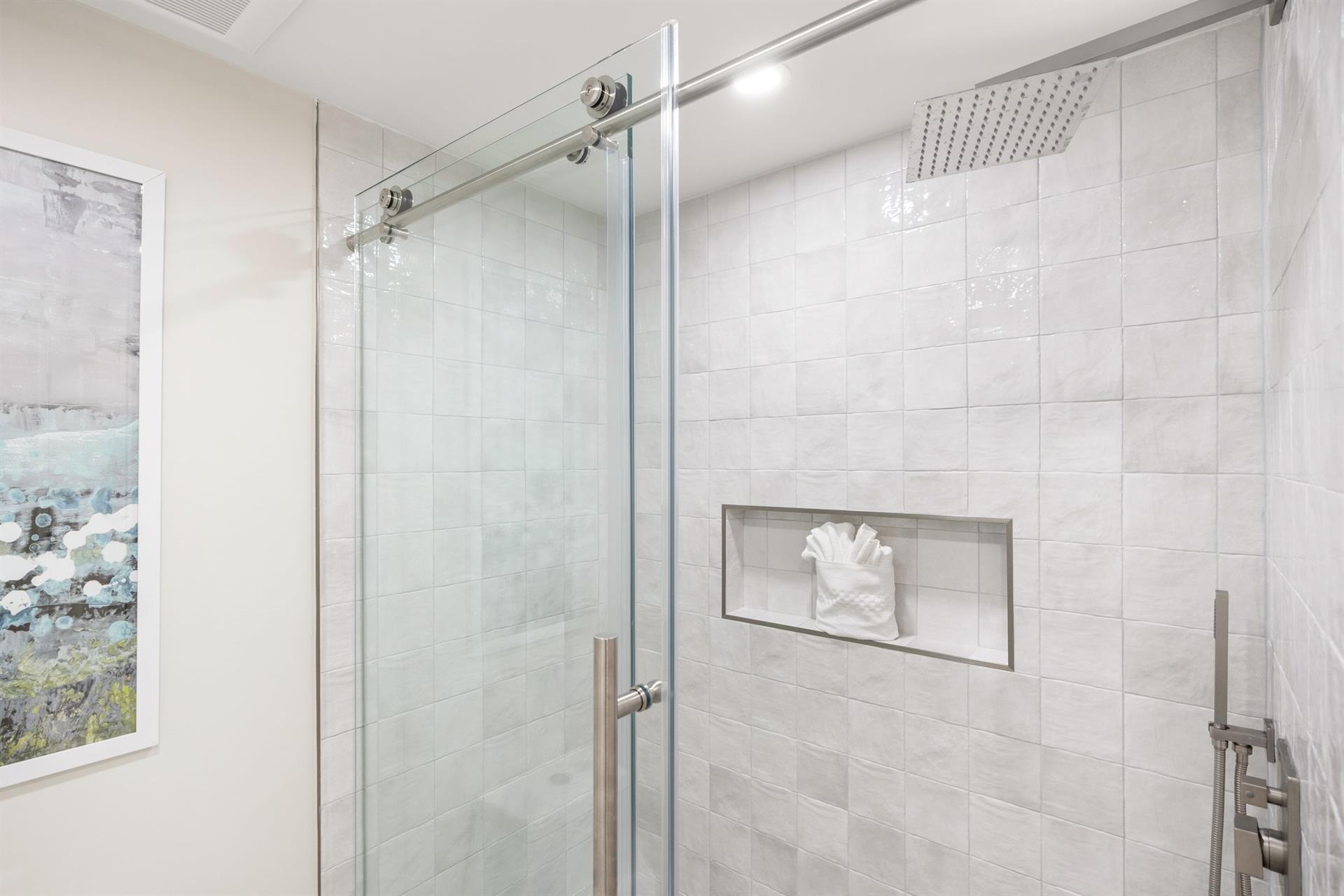 WalkIn Shower in Bathroom 2