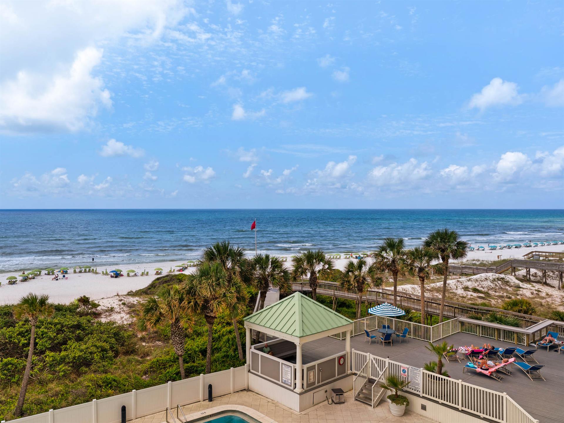 West Views from the Private Balcony