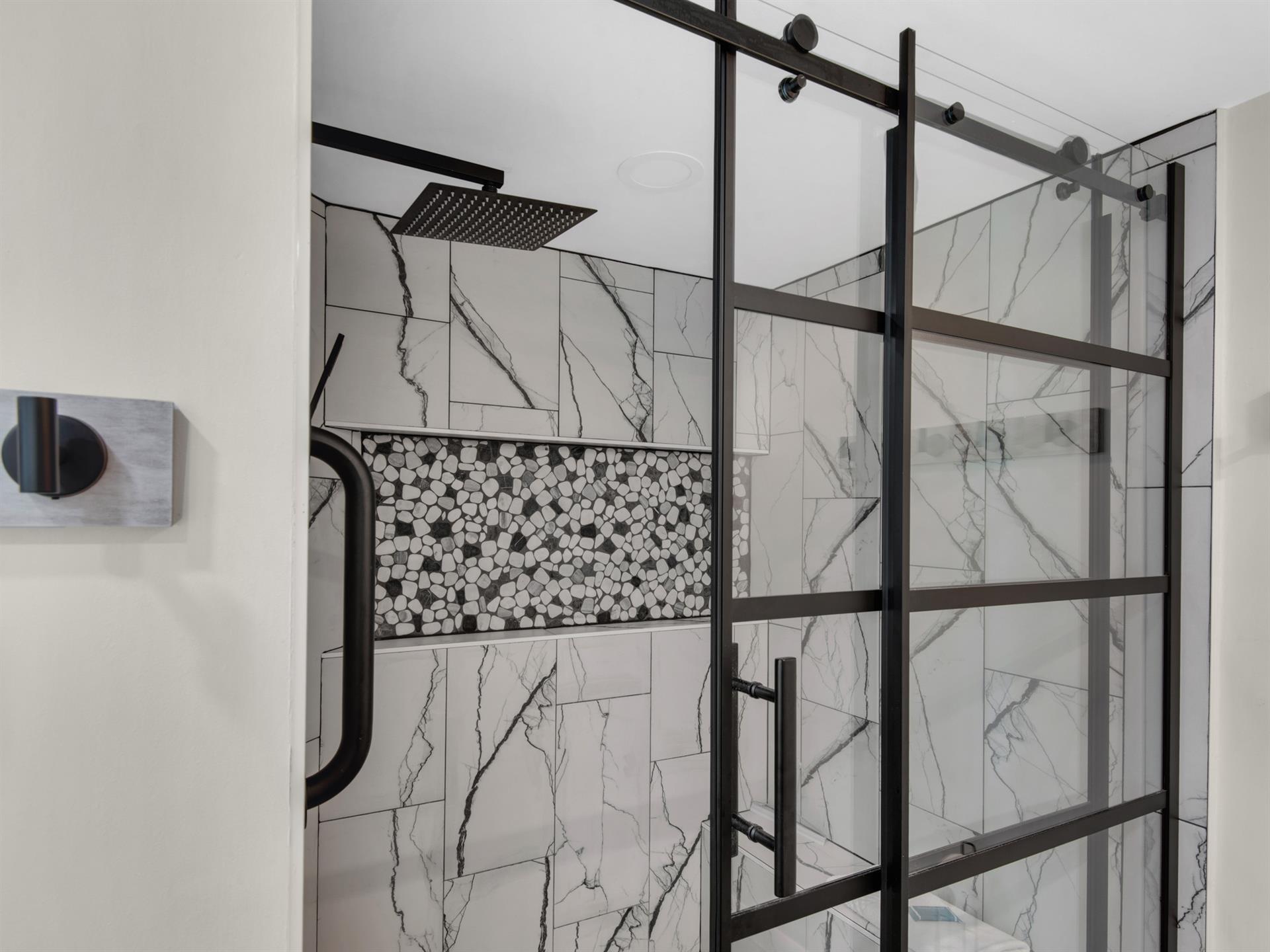 Gorgeous Walkin Shower in Primary Bathroom