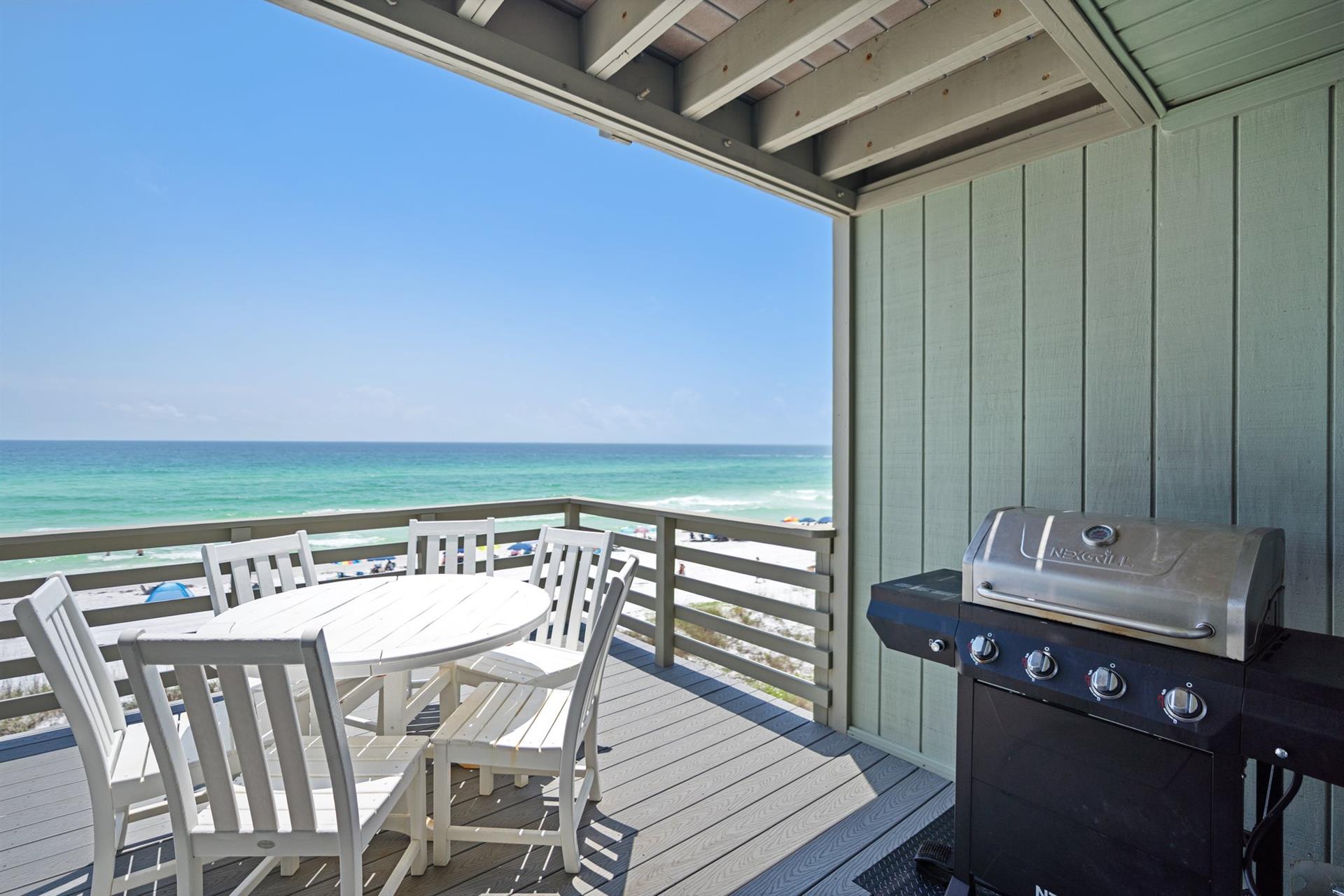 Gas Grill on 2nd Floor Deck