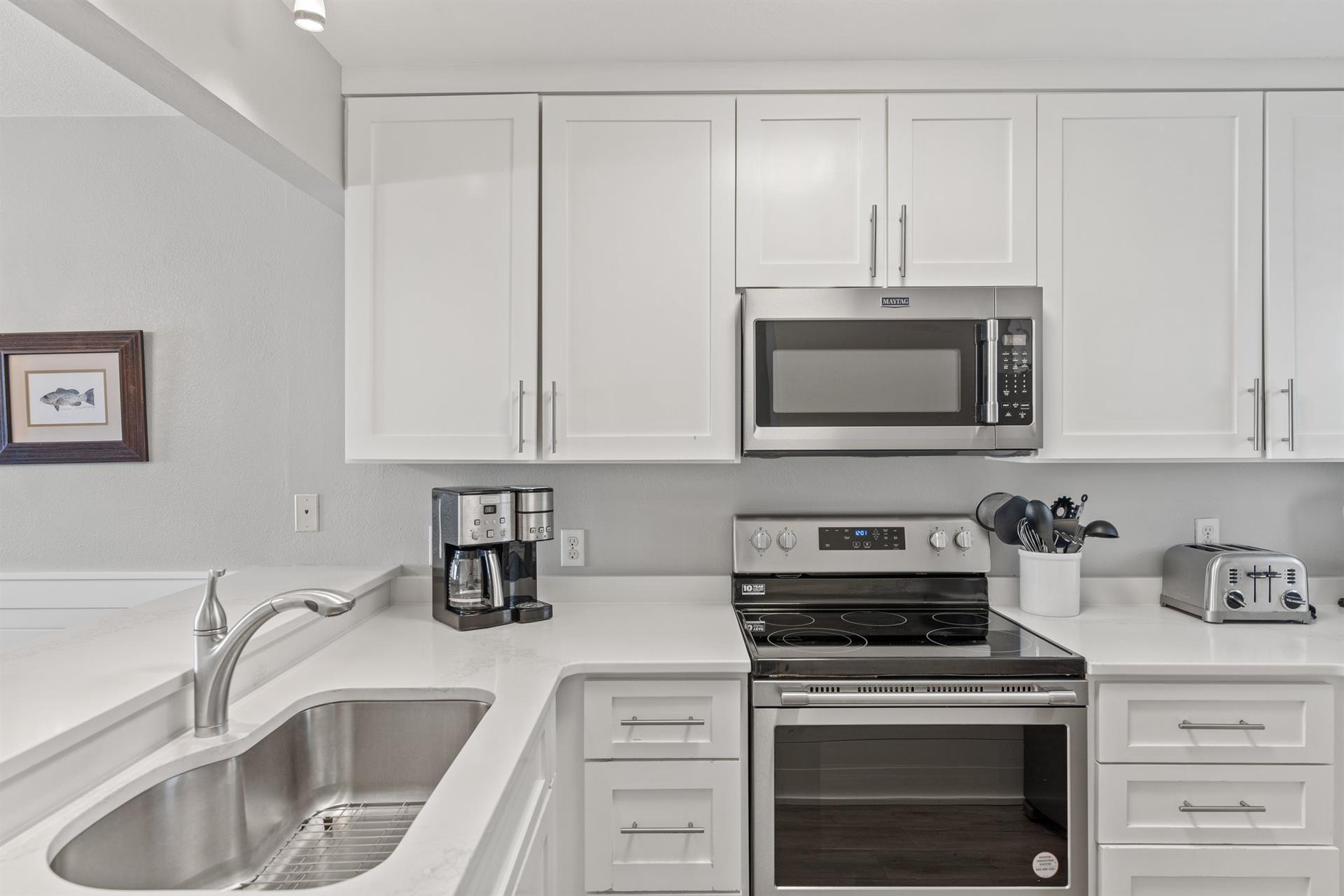 Updated Kitchen Equipped with all you need